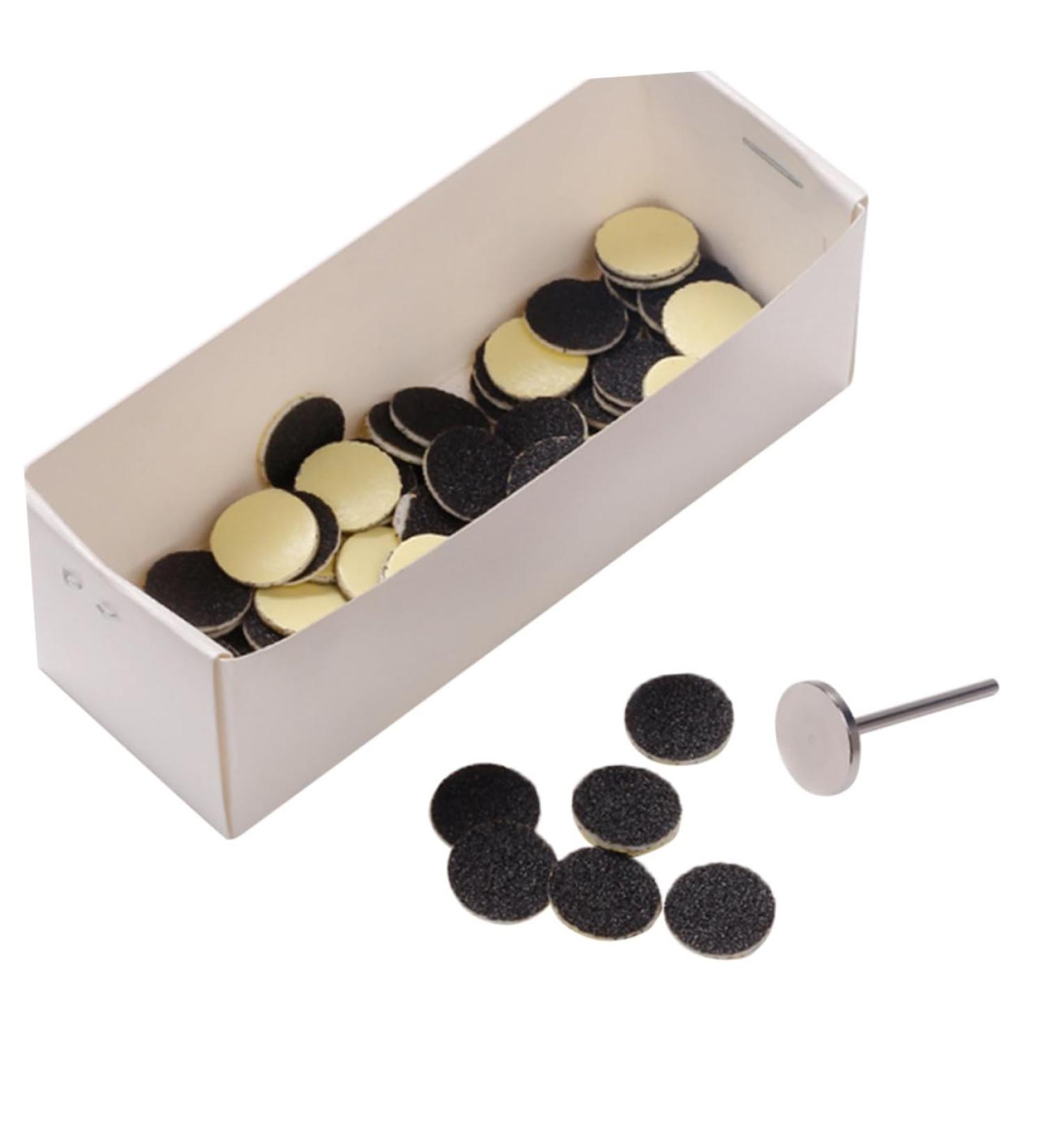 Healeved 1 Set Nail Polishing Sheets Sandpaper Foot Remover File Sand Discs for Pedicure Tool Pinata Electric Sandpaper Sanding Discs Hand Sand Sheet Metal Replace - Buy Online on GoSupps.com