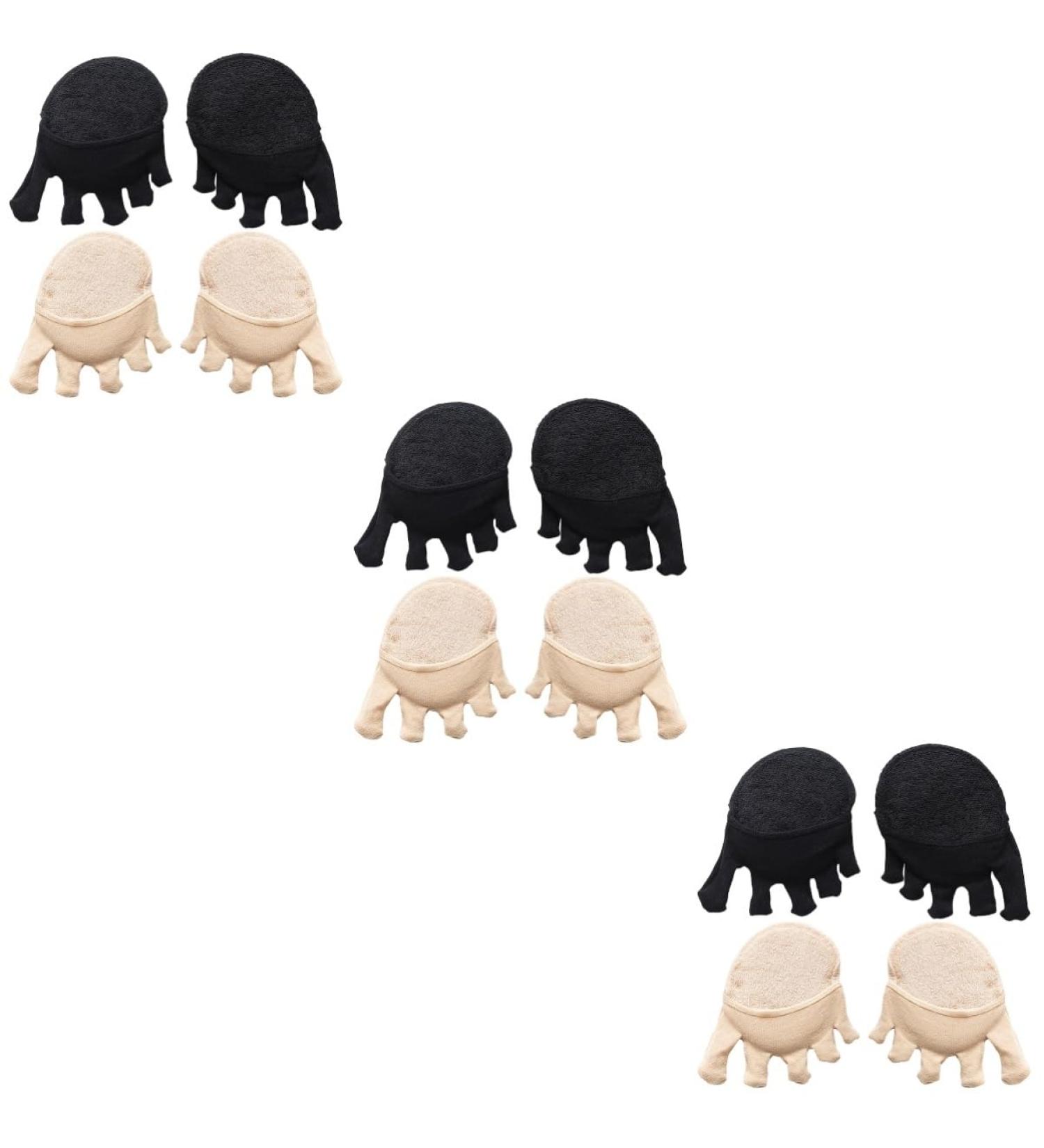 Mobestech 6 Pairs Full Toe Socks - Metatarsal Pads & Toe Separators for Foot Pain Relief | High Heel Accessories - Buy Online on GoSupps.com