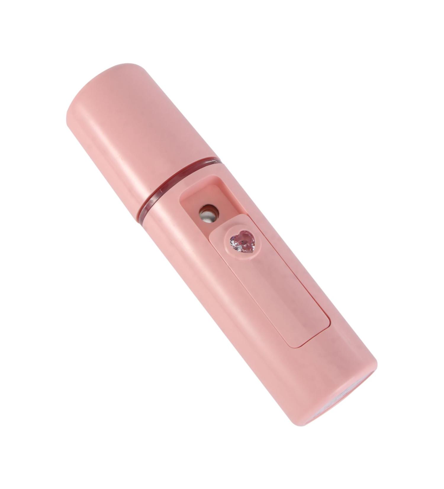 BELLIFFY 1pc Humidifier Makeup Device Face Sprayer Handheld Spray Device Mini Face Steamer USB Pink Abs - Buy Online on GoSupps.com