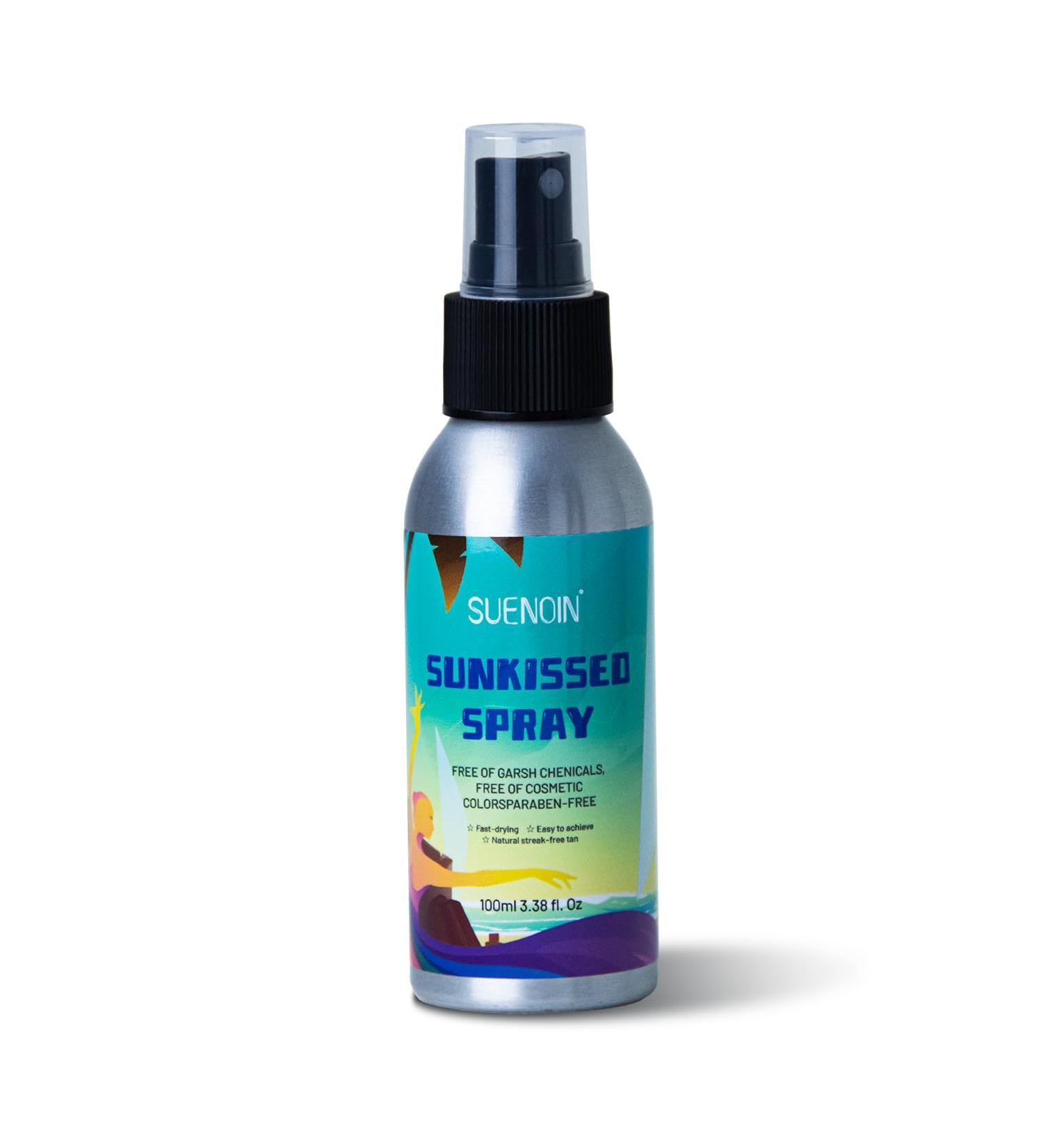 Airbrush Tanning Spray Travel Size 100ml - Alcohol-Free Oil-Free Self Tanner with Erythrulose & DHA for Medium Intensity Glow | International Shipping Available - Buy Online on GoSupps.com