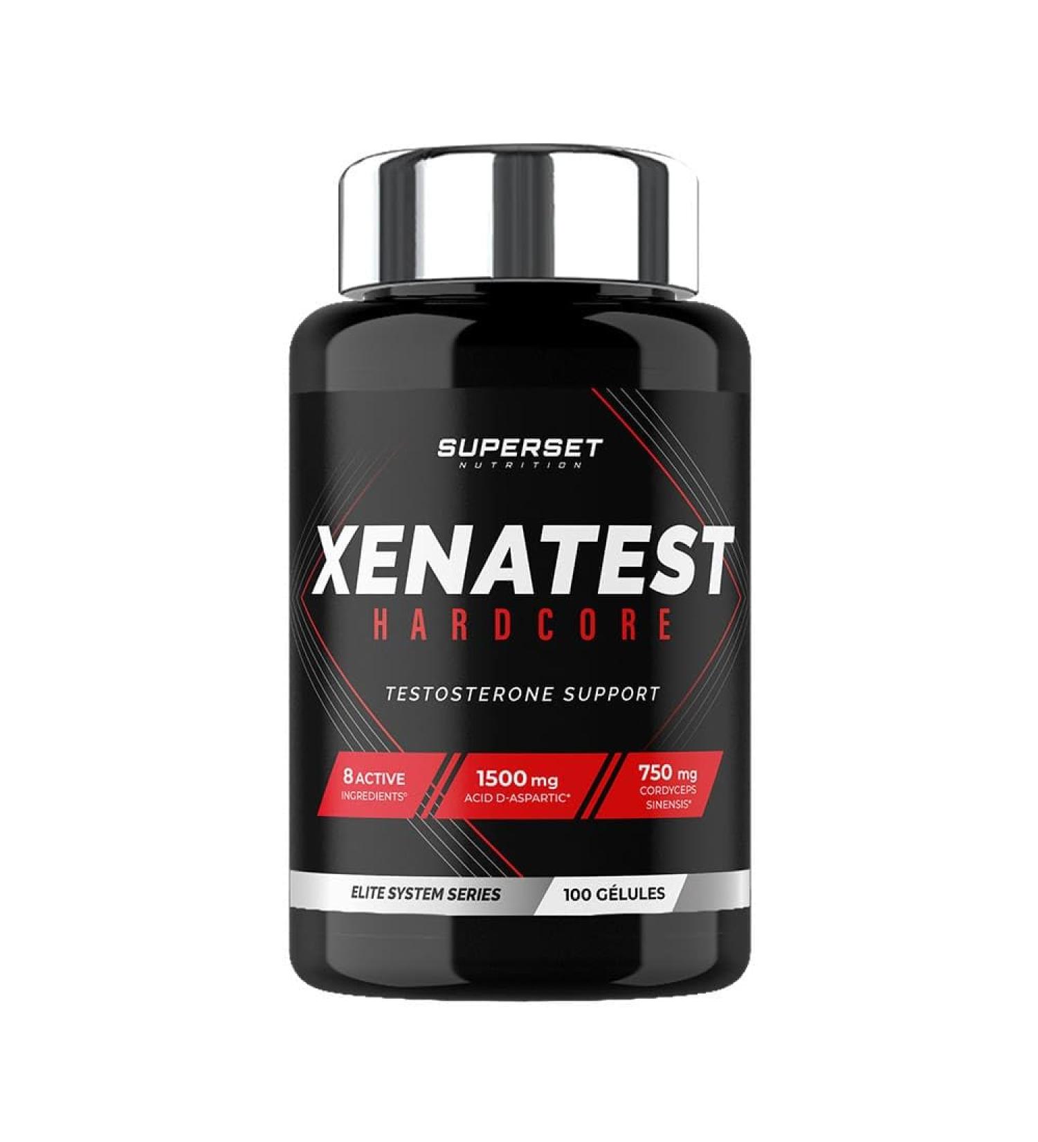 Superset Nutrition | Xenatest Hardcore (100caps) | Testoterone Boosters | Extreme Natural Anabolic - Buy Online on GoSupps.com
