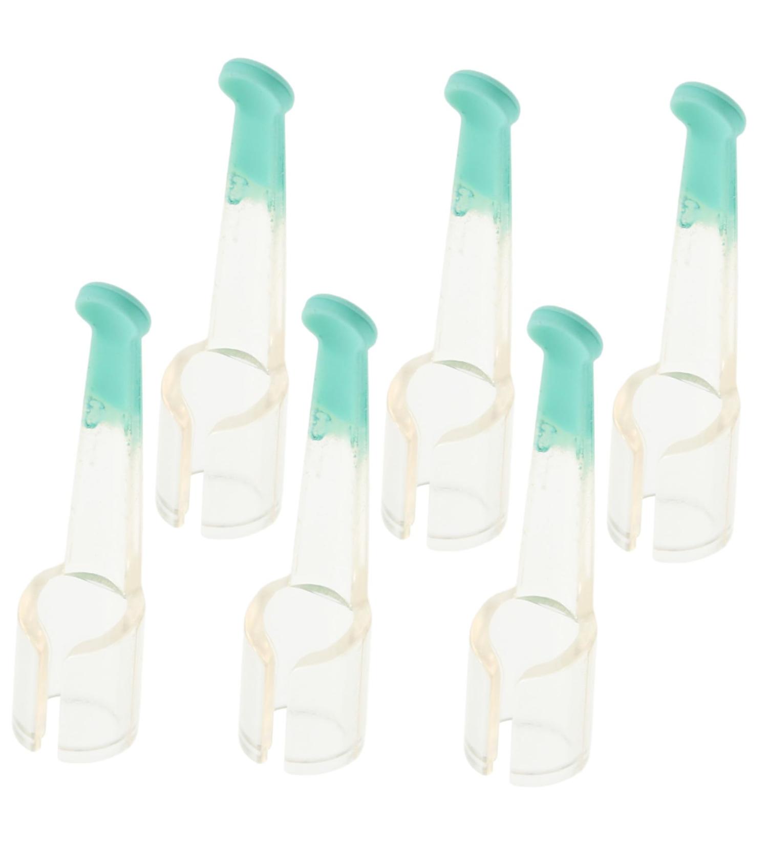 COOLHIYA 6 Pcs Reusable Silicone Ear Scoop Replacement Heads Transparent Soft Ear Wax Removal Tips for Adults and Gentle Cleaning Tool Easy to Use - Buy Online on GoSupps.com