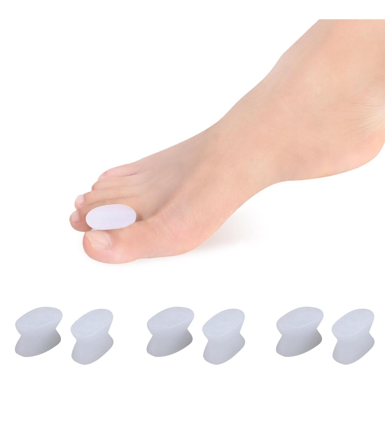 Micpang Toe Spreader - Hallux Valgus Correction Silicone Gel Toe Separator for Claw Overlapping & Hammer Toes (3 Pairs/6 Pieces) - Comfortable Foot Alignment - Buy Online on GoSupps.com