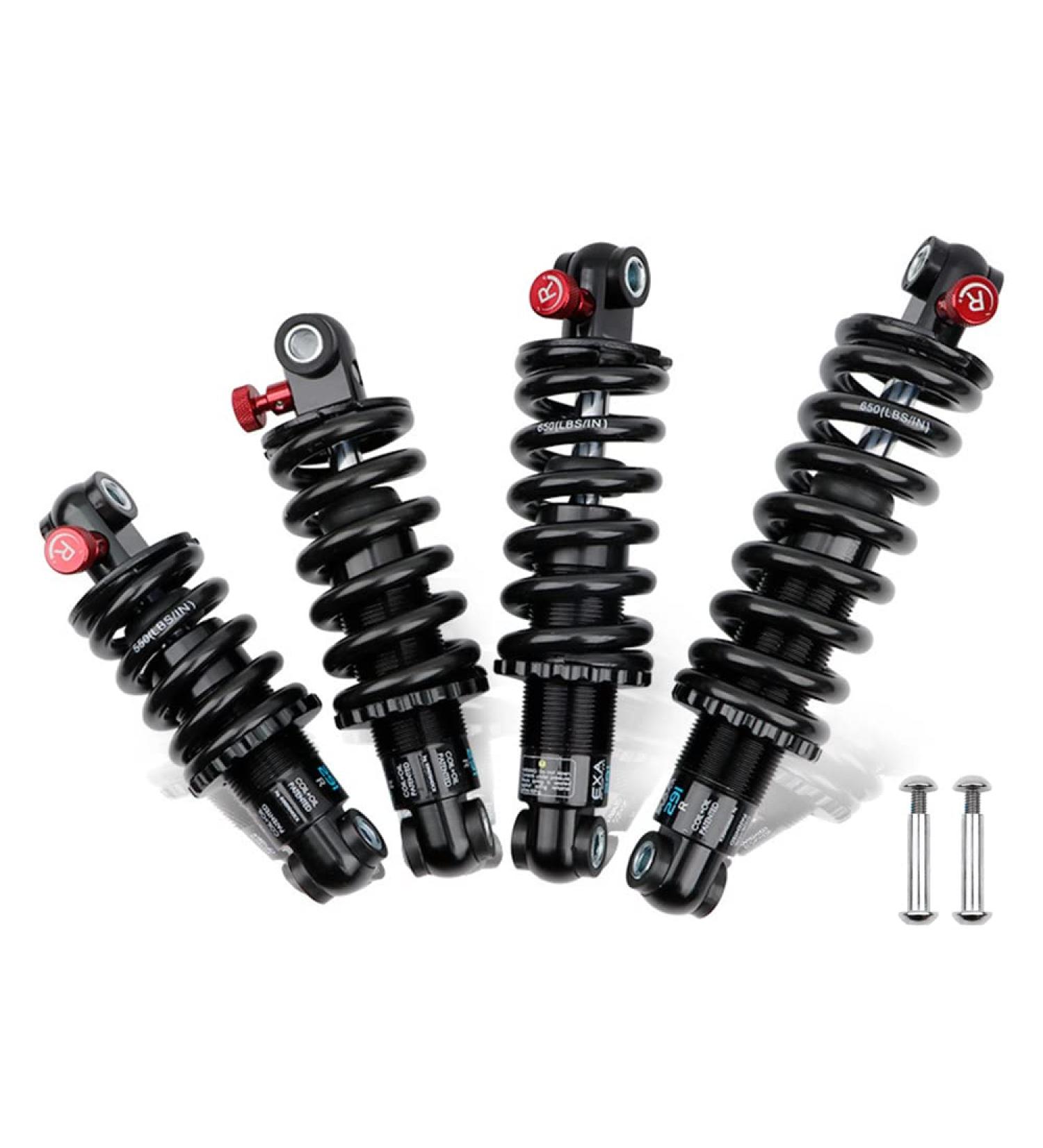 JFOYH Coil+Oil Shock Absorber: Rear Shocks for MTB/E-Bike - 165MM 650LBS - Buy Online on GoSupps.com