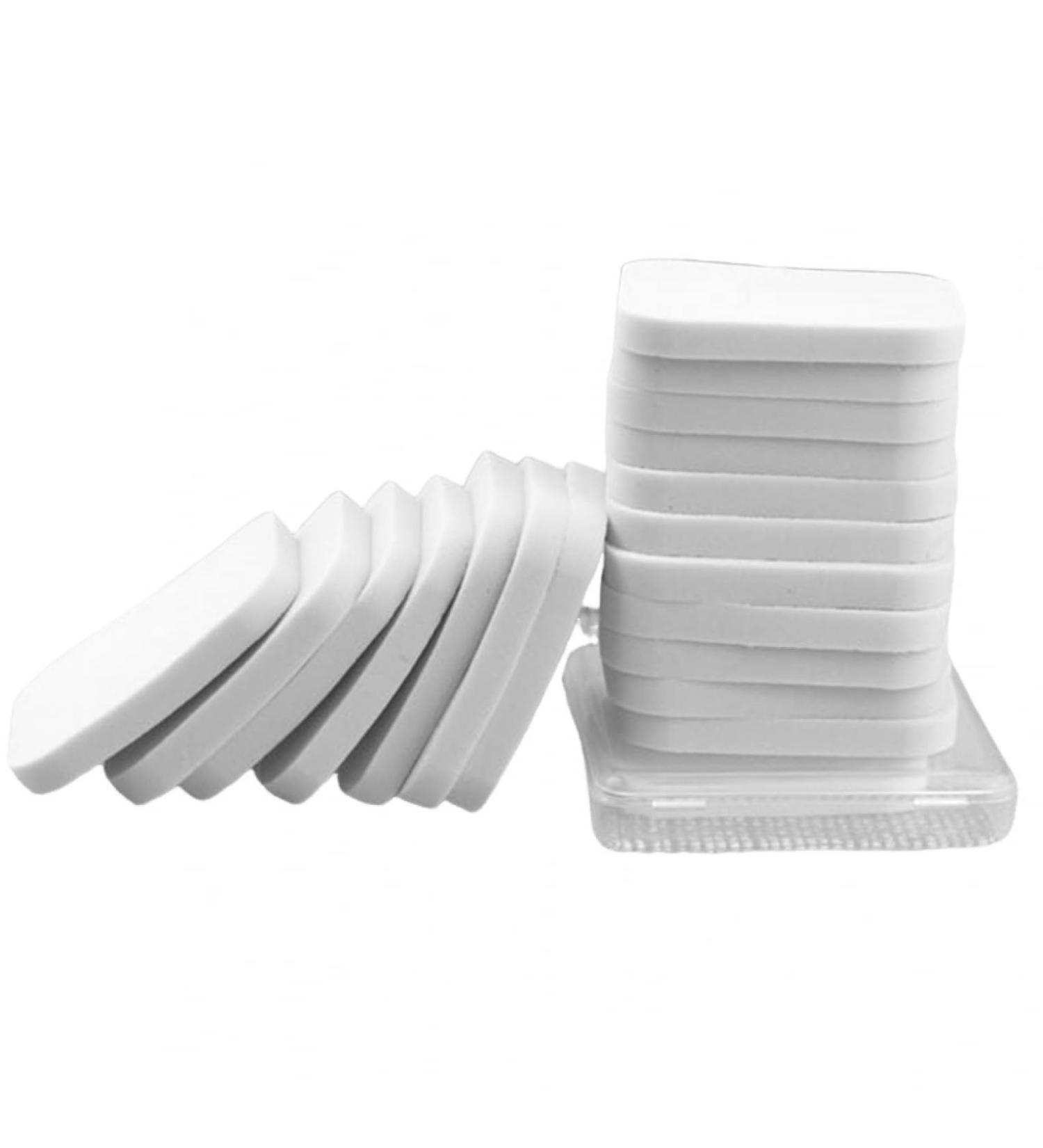 Buy Makeup Sponge Set - 20 Round Foam Pads for Wet & Dry Application - Suitable for All Skin Types - Perfect for Foundation & Blush - Buy Online on GoSupps.com