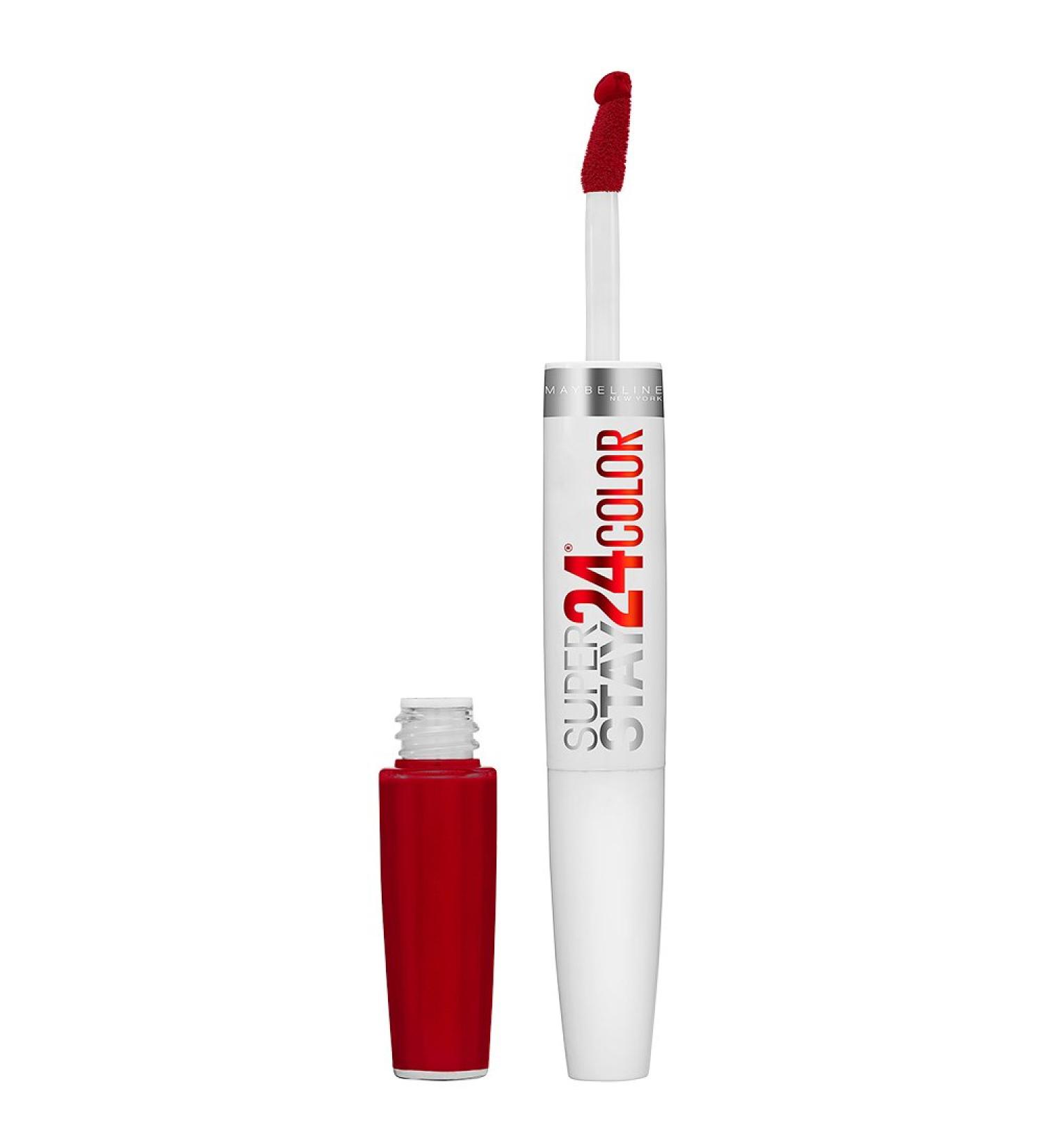 Maybelline New York Super Stay 24H Liquid Lipstick No. 560 Red Alert - Long-lasting & Waterproof 5g - Buy Online on GoSupps.com