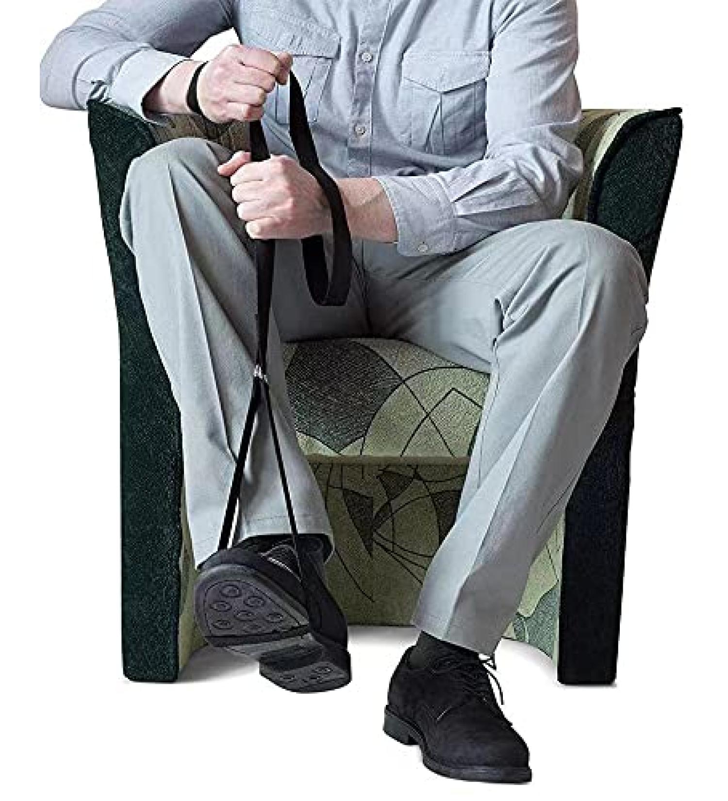 Fairman Leg Lifter Strap - 41 Inch Foot Loop & Hand Grip for Adult Senior Elderly Handicap Disability & Pediatrics - Long Band Mobility Aid for Car Bed Couch Hip Replacement & Wheelchair - Buy Online on GoSupps.com