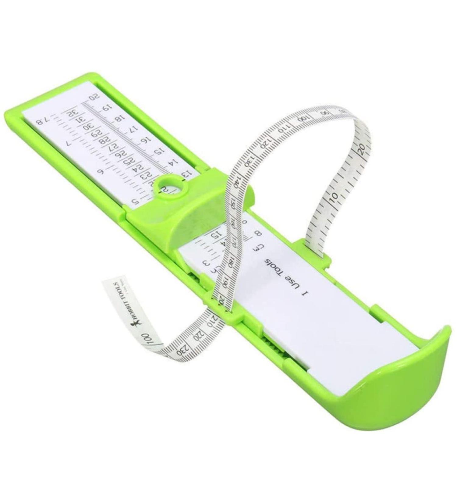 Kids Foot Measure Tool | Professional Shoe Size Calculator | Green 0-20cm - Buy Online on GoSupps.com