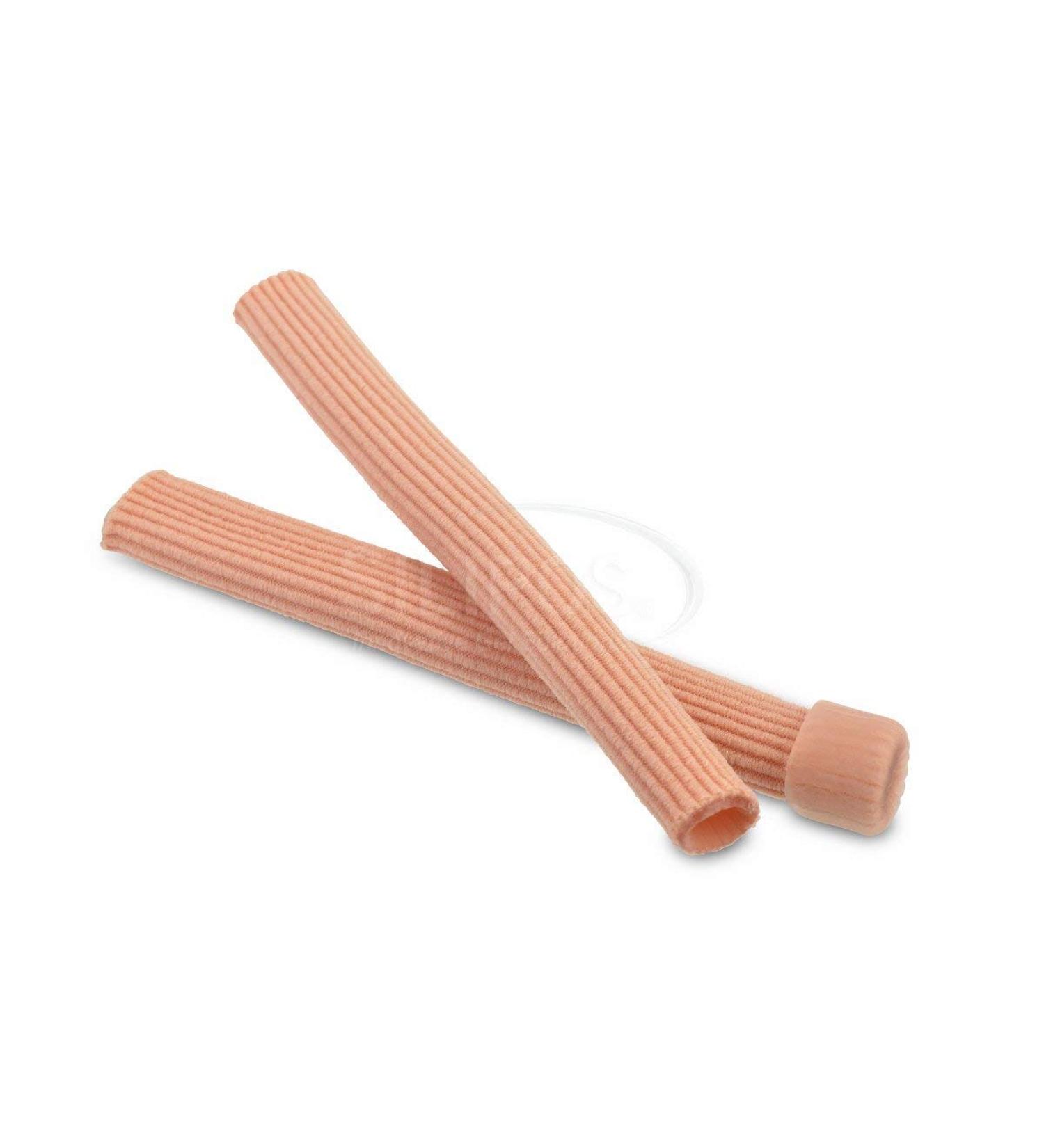 Silipos Gel Ribbed Tubing for Corns Blisters Hammertoes Calluses and Ingrown Nails on Fingers and Toes Item 10875 1 Diameter 6 Length 2 per Polybag Wide Wide Mesh