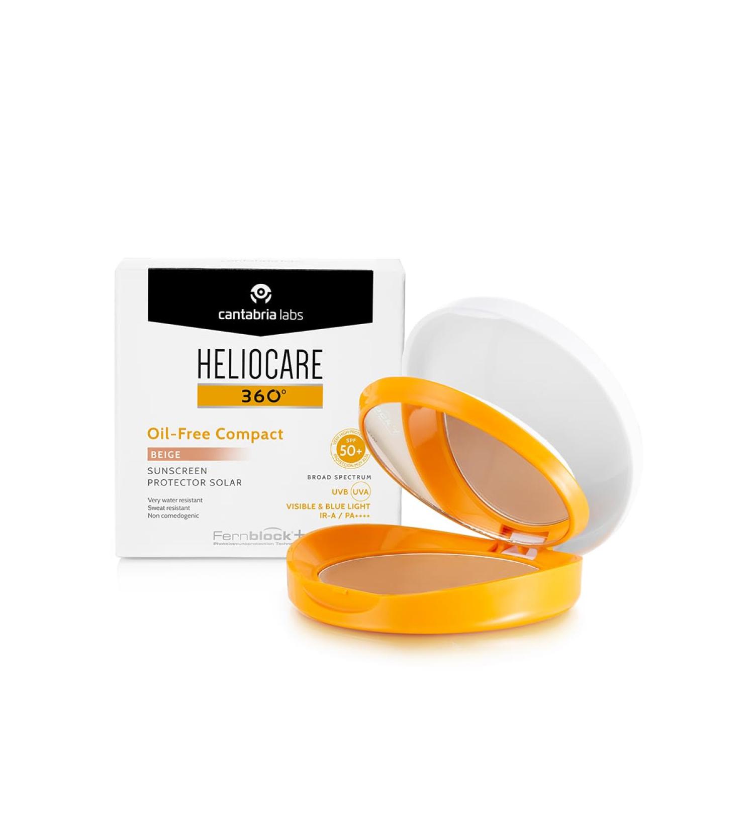 Heliocare Compact Oil Free Beige 10g - Buy Online on GoSupps.com