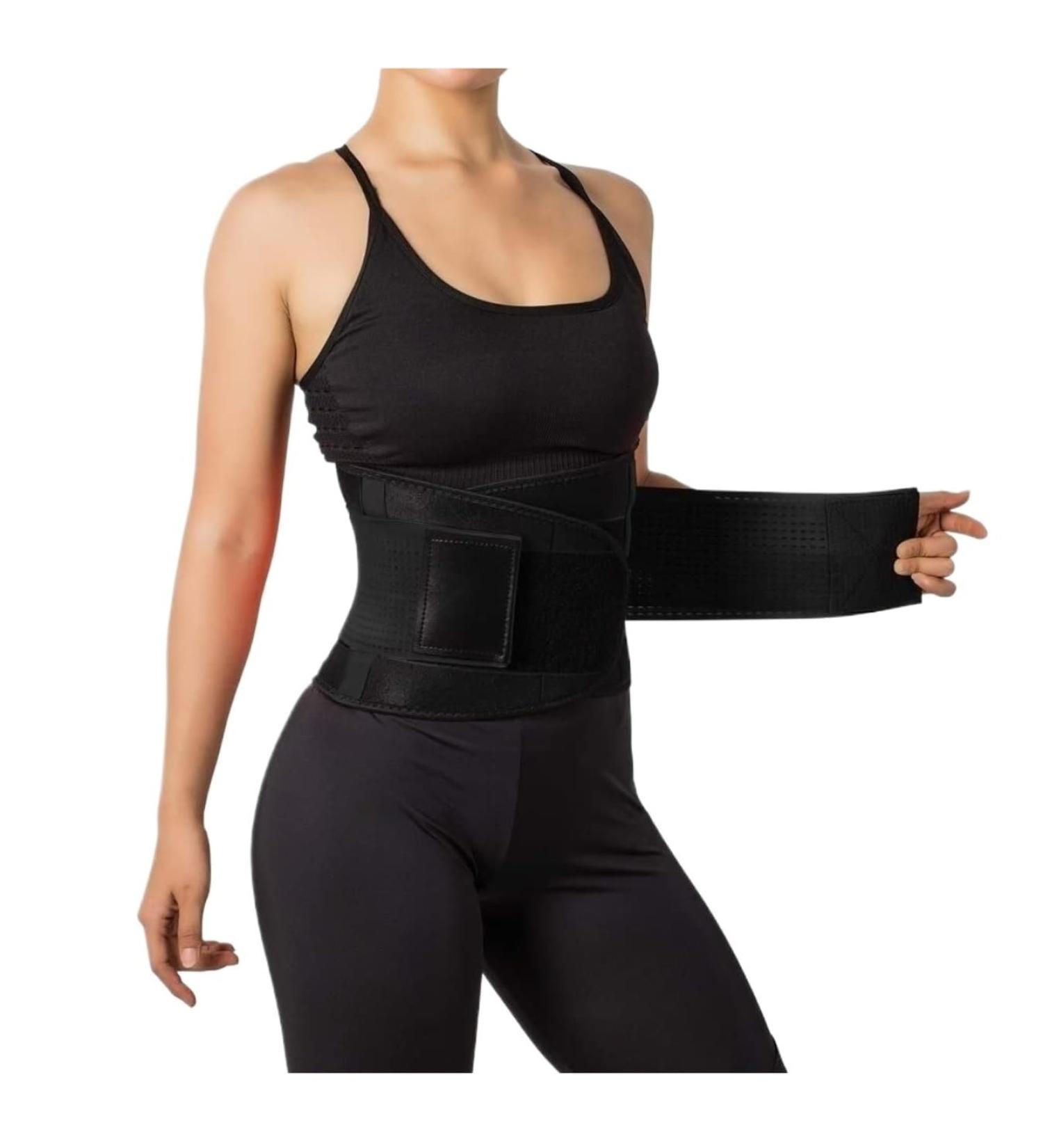 Back Brace Lumbar Support Back Brace Waist Decompression Belt Spine Breathable Lumbar Support Corset Waist Belt(Black XX-Large) XX-Large Black - Buy Online on GoSupps.com