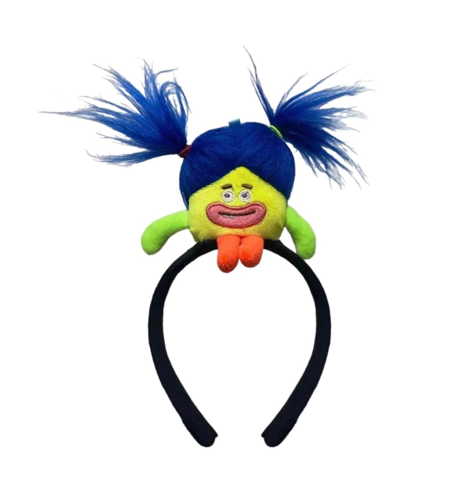 JSGHGDF Creative Sausage Mouth Hairband Women Student Photography Hairband Stuffed Shape Headbands for Washing Face Ugly Doll Doll Dark - Buy Online on GoSupps.com