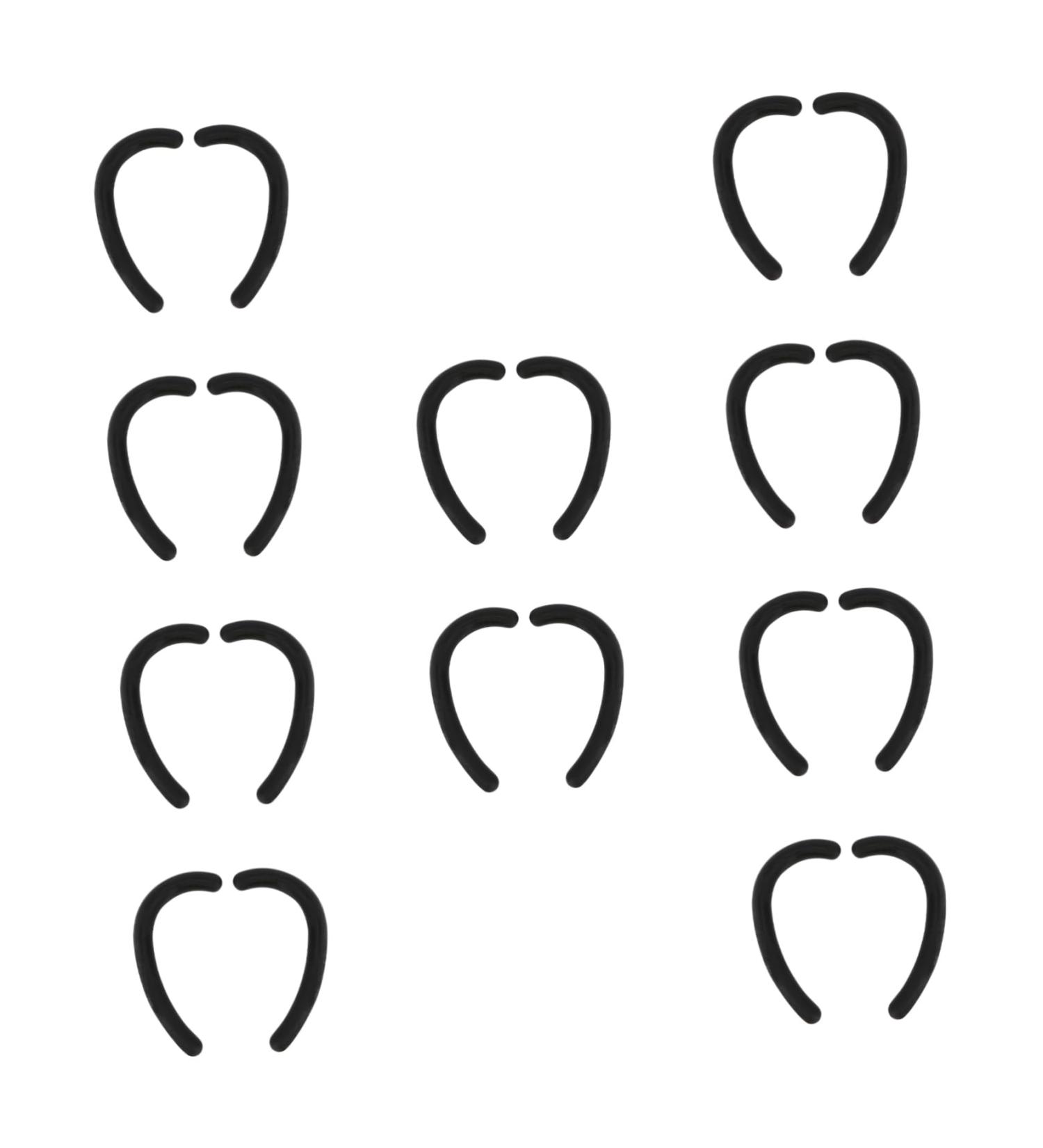 Solustrie 10 Pair Anti-Snag Earling Earrings | Handmade Rubber Ear Protectors for Children | Comfortable Facial Mask Ear Hooks (10x3cm) - Buy Online on GoSupps.com