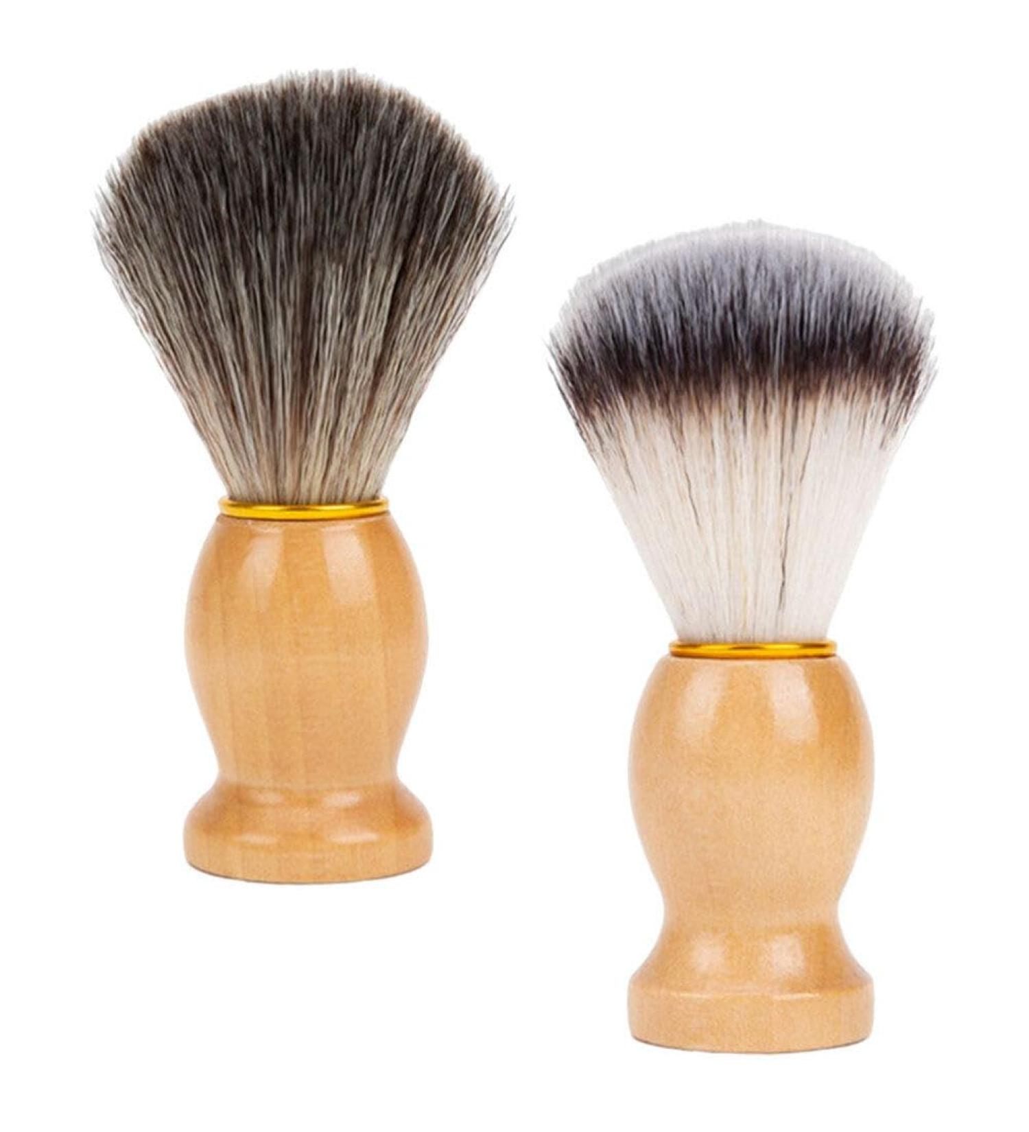 Beaupretty 2-Piece Roof Hair Razor & Badger Hair Shaving Brush Set - Premium Men's Grooming Accessories - Buy Online on GoSupps.com