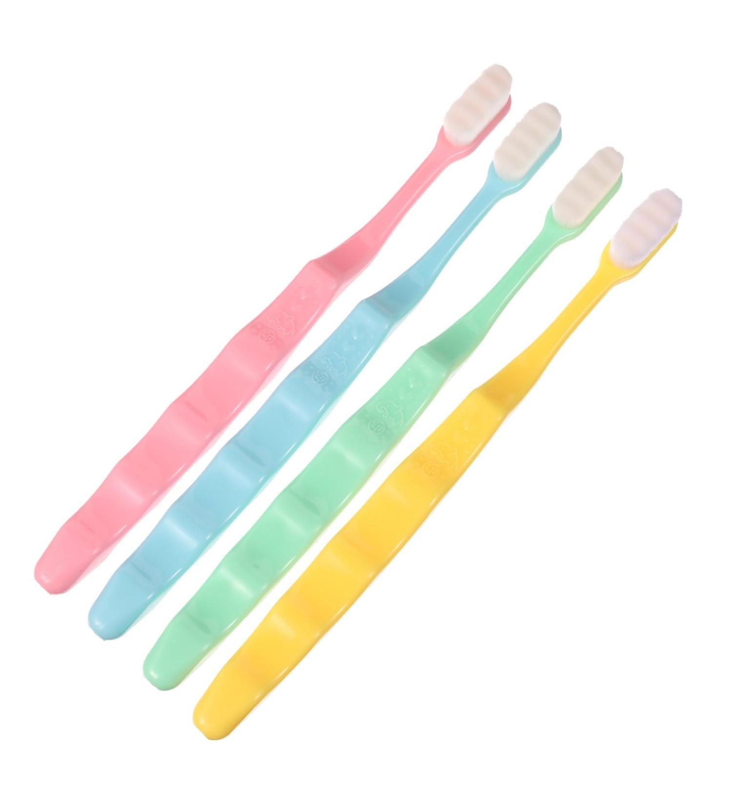 Frcolor 4-Piece Children's Micro Toothbrush Set | Soft Bristle Travel Toothbrushes for Oral Hygiene - Buy Online on GoSupps.com