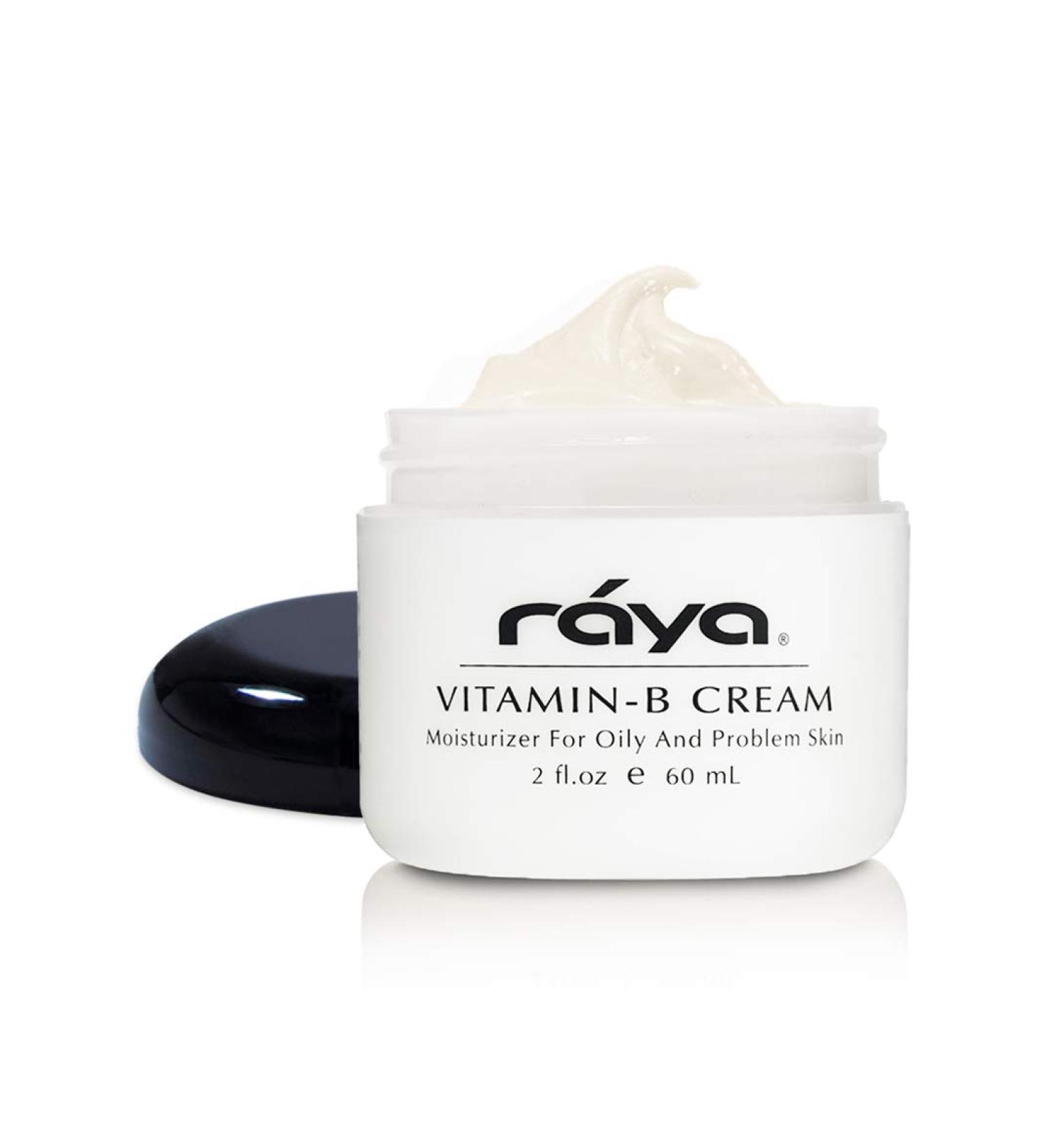 Raya Vitamin-B Cream 300 | Lightweight Effective Moisturizing Facial Cream for Oily & Problem Skin | Controls Oil & Breakouts | Ideal for Teens - Buy Online on GoSupps.com