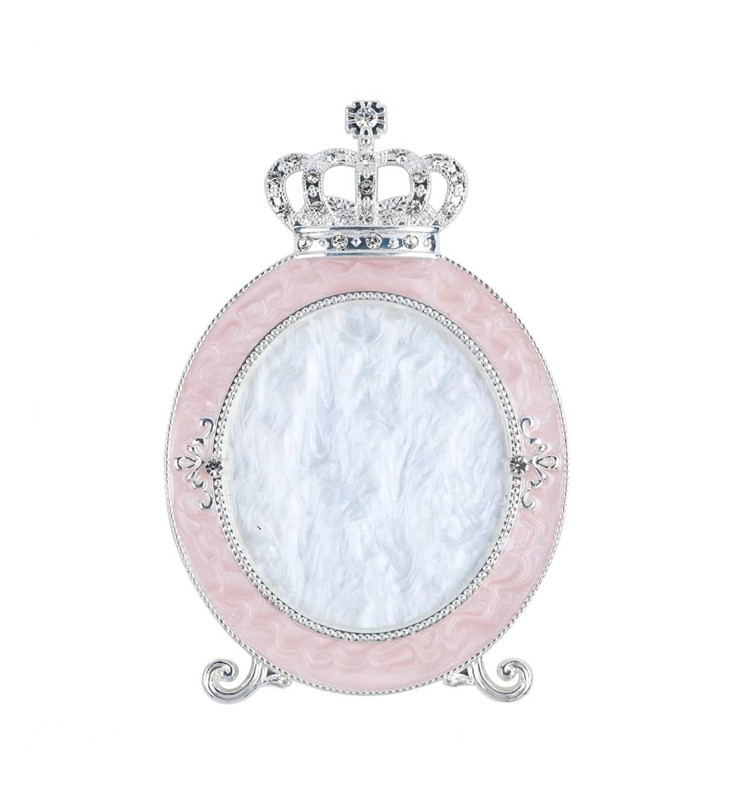 Buy Nail Art Palette Display & Mixing Holder | Retro Pearl Crown Frame (#02) - Perfect for Nail Polish & Color Drawing - Buy Online on GoSupps.com