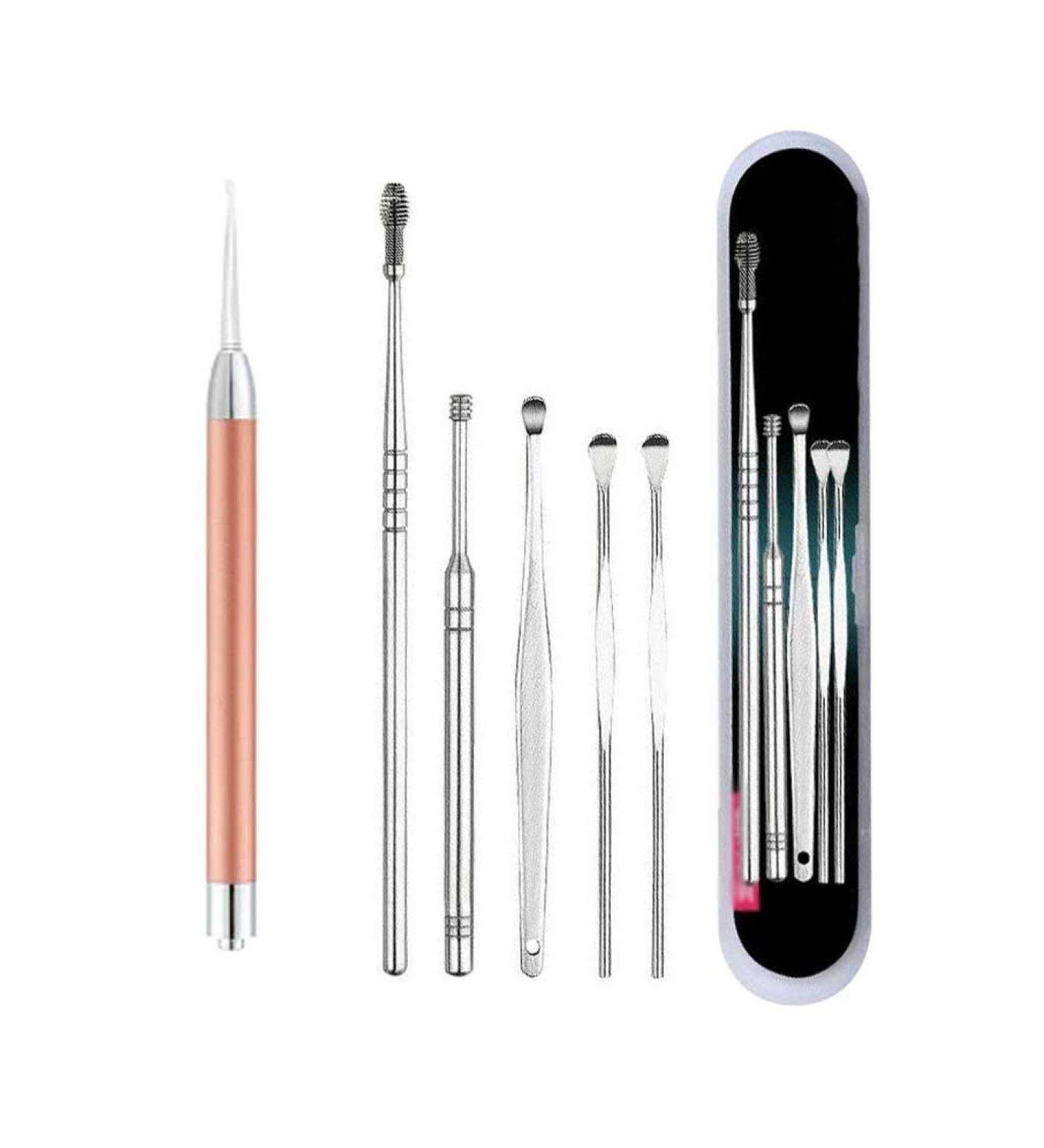 BBSJ Ear Wax Cleaning Tools - Gentle Ear Cleaner for Children and Adults - Ear Pick Remover Kit for Easy Ear Cleaning - Buy Online on GoSupps.com
