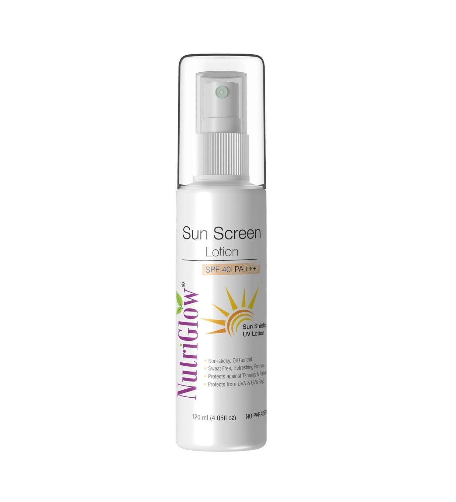SPF40 Sunscreen Body Lotion - Broad Spectrum UVA & UVB Protection for All Skin Types - Sulfate Free - 120ml - Ship Worldwide - Buy Online on GoSupps.com