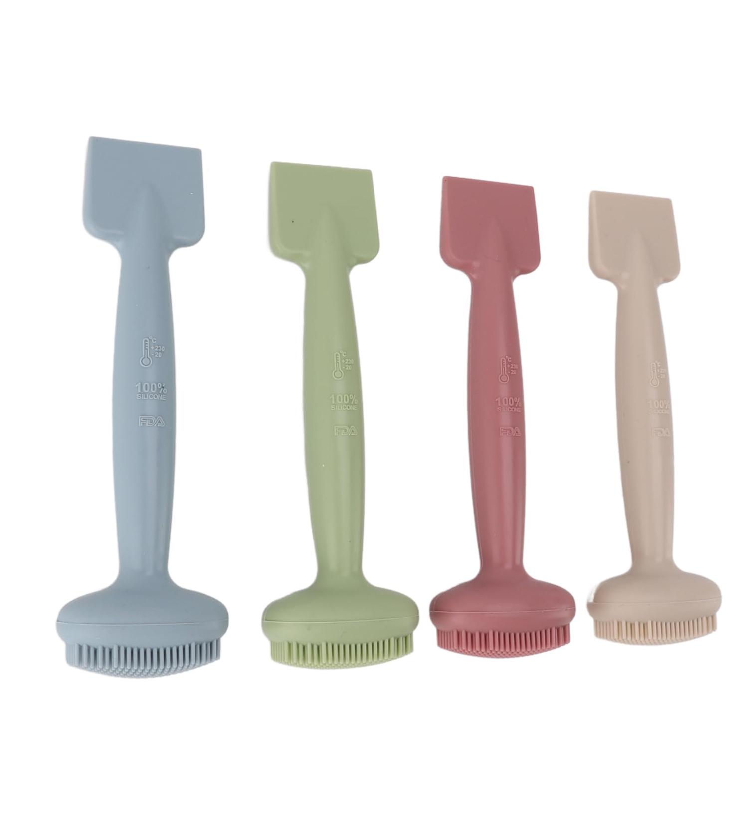 Dual Ended Silicone Facial Mask Brush Professional Grade Beauty Tool And Eco Friendly Soft Material Convenient Mud Mask Applicator with Dual Ended Design for Versatile Use - Buy Online on GoSupps.com