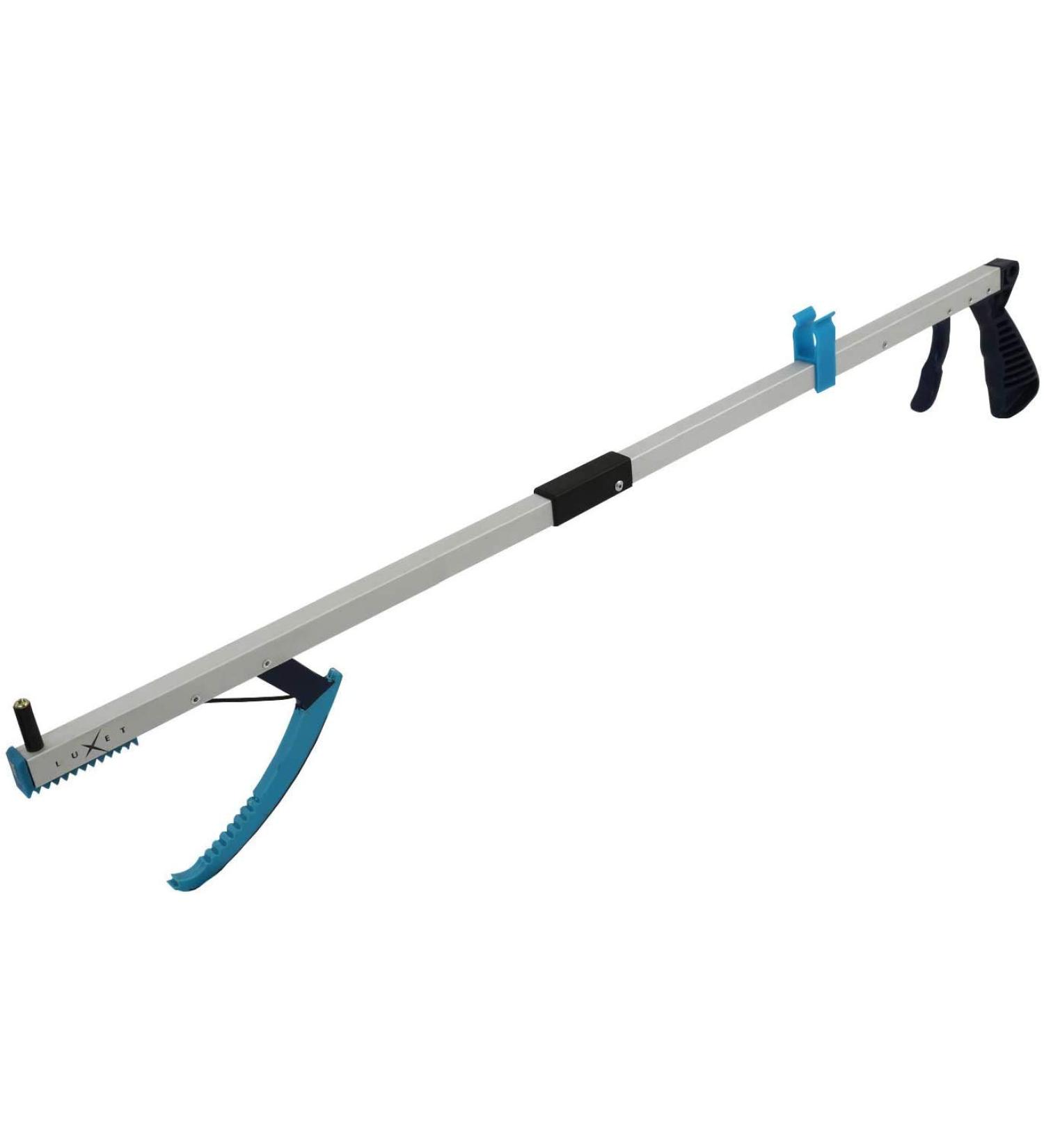 Luxet Grabber Reacher Tool 32 Inch - Strong Grip, Magnetic Tip, Trash Picker Grabber for Elderly - Durable & Lightweight - Dressing Stick - 1-Pack - Buy Online on GoSupps.com