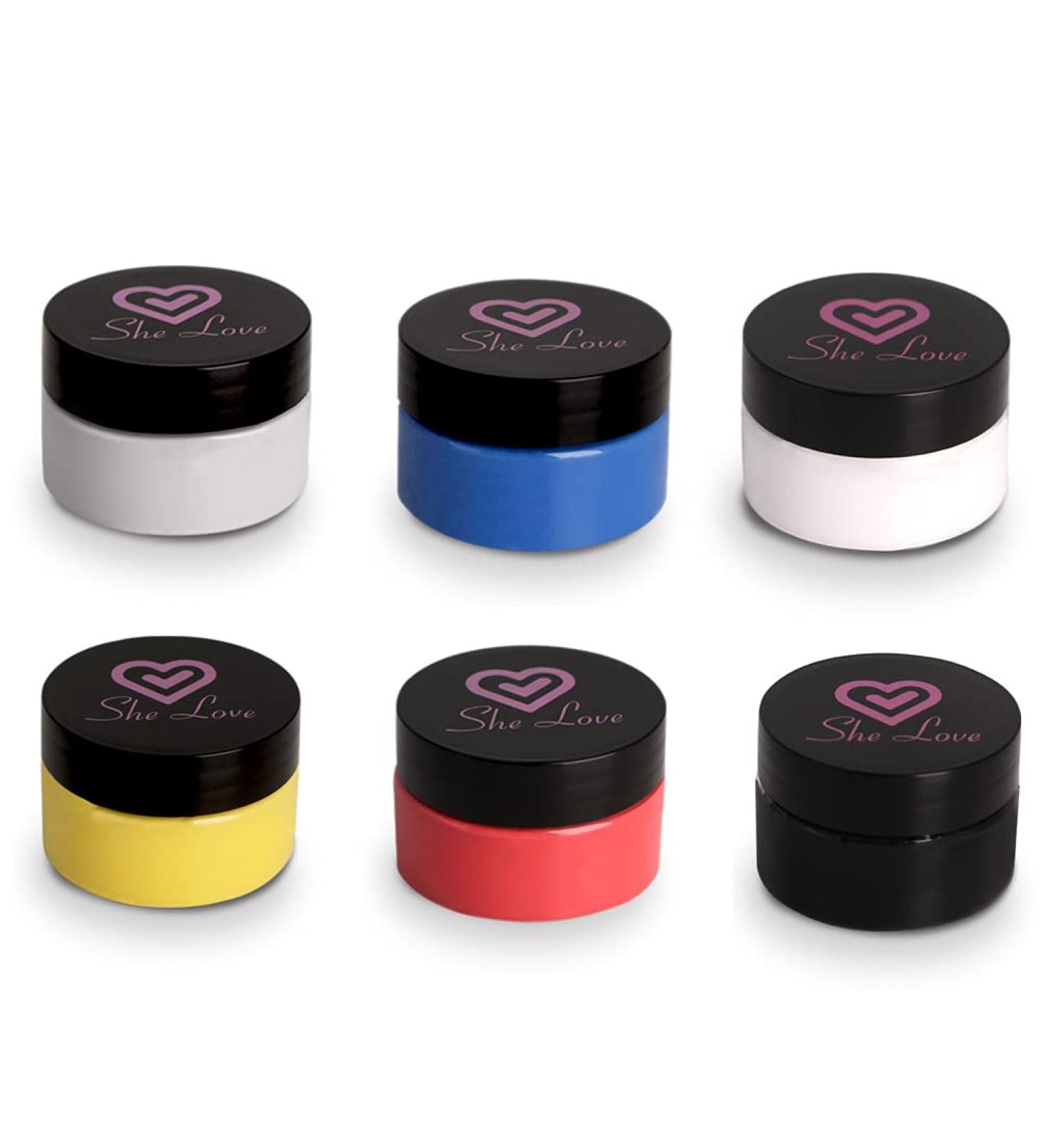 Chalk Paste Silk Screen Stencils Set - 6 Bottles for Screen Printing & Chalk Art on Wood - Buy Online on GoSupps.com