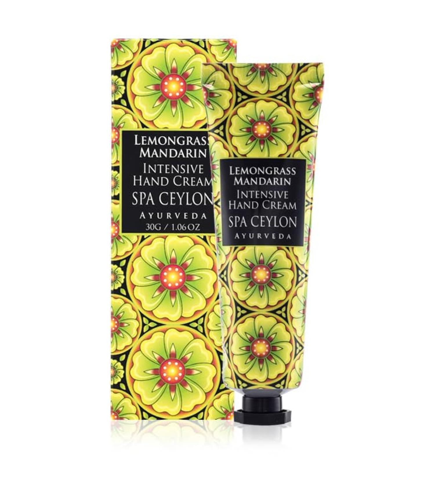SPA CEYLON LEMONGRASS MANDARIN Intensive Hand Cream | Natural Revitalizing Treatment | Vitamin-Rich | Hydrate | 100% Vegetarian - Buy Online on GoSupps.com
