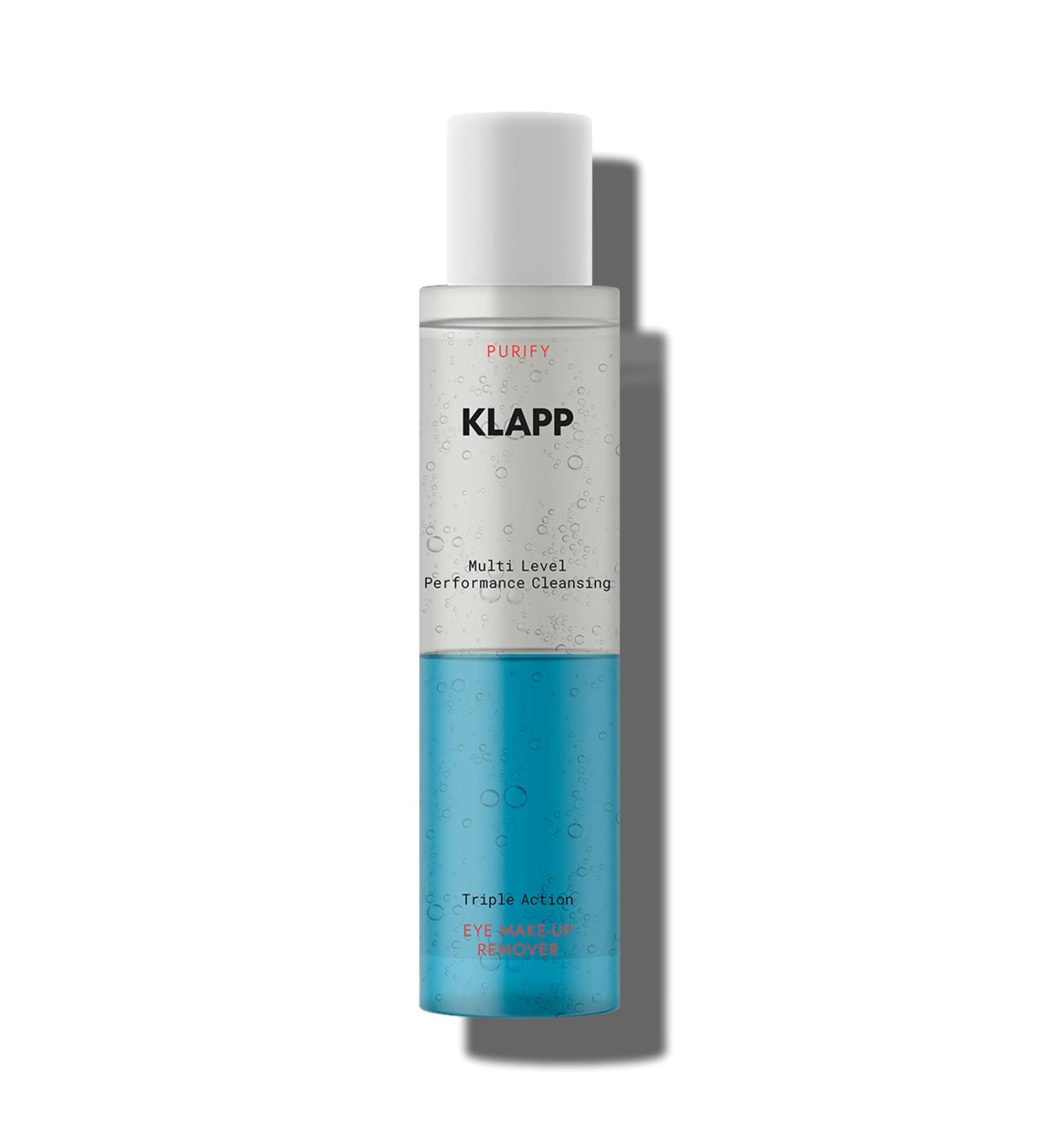 KLAPP Cosmetics Triple Action Eye MakeUp Remover 125ml - Buy Online on GoSupps.com