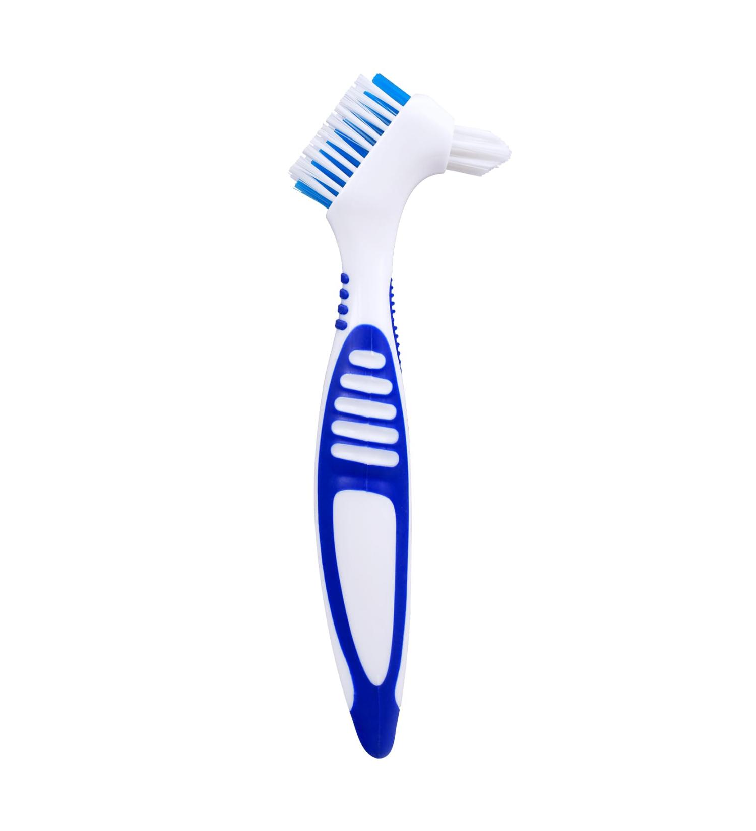 Wellsamed Durebrush Extra Clean Prosthesis Brush - Professional Prosthetic Toothbrush for Superior Cleaning | Color-Sorted | 1 Piece - Buy Online on GoSupps.com