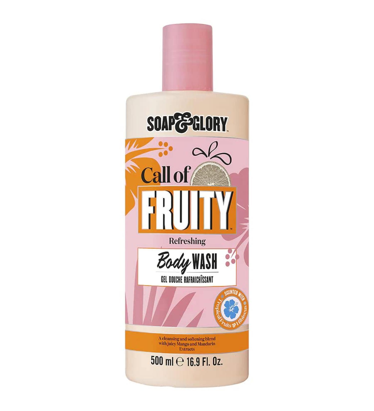 Soap & Glory Call of Fruity Bubble In Paradise Body Wash - Hydrating Fruit Scented Cleanser (500ml) - Buy Online on GoSupps.com