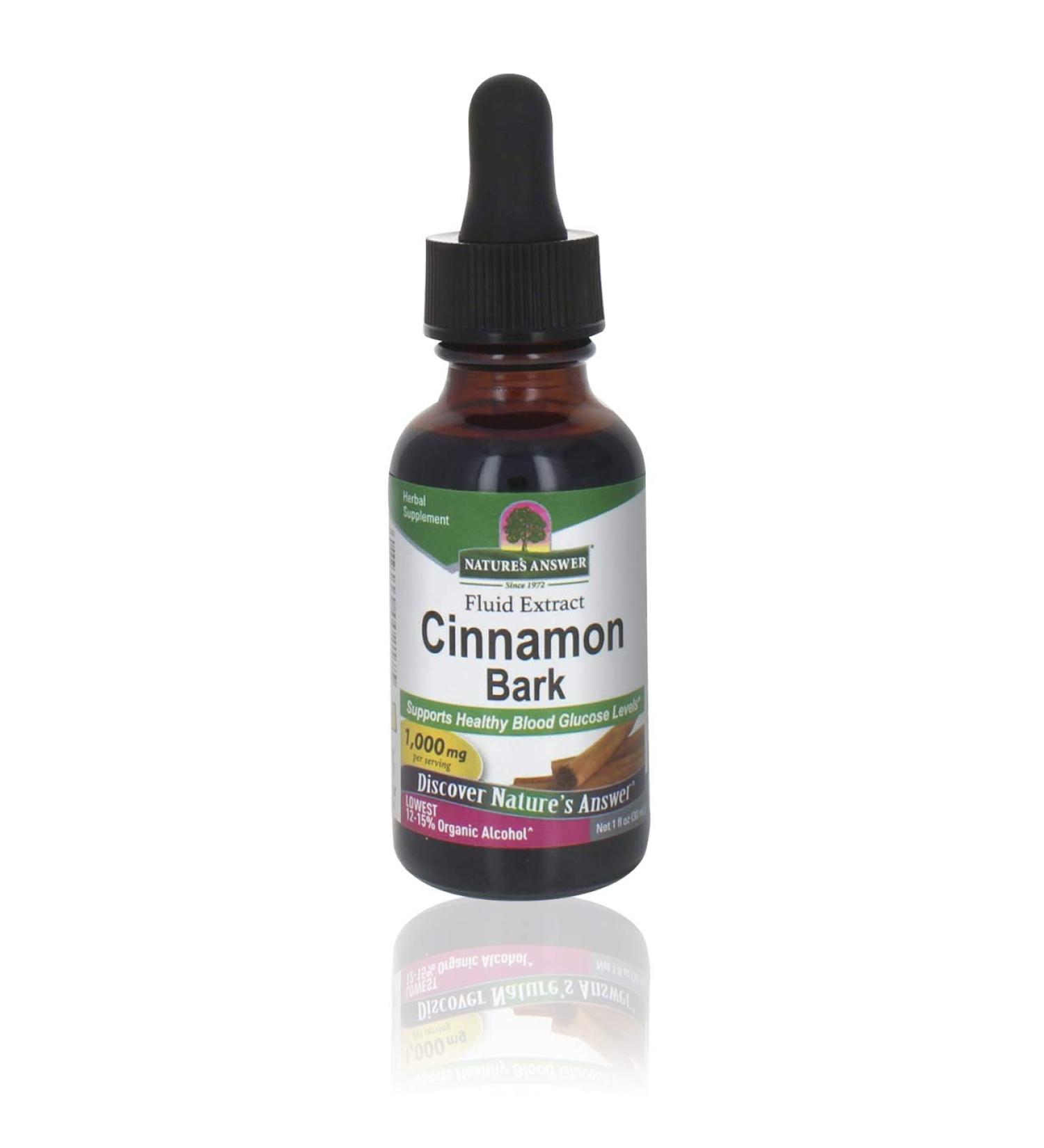 Nature's Answer Cinnamon Bark Extract - 1 fl oz - Buy Online on GoSupps.com