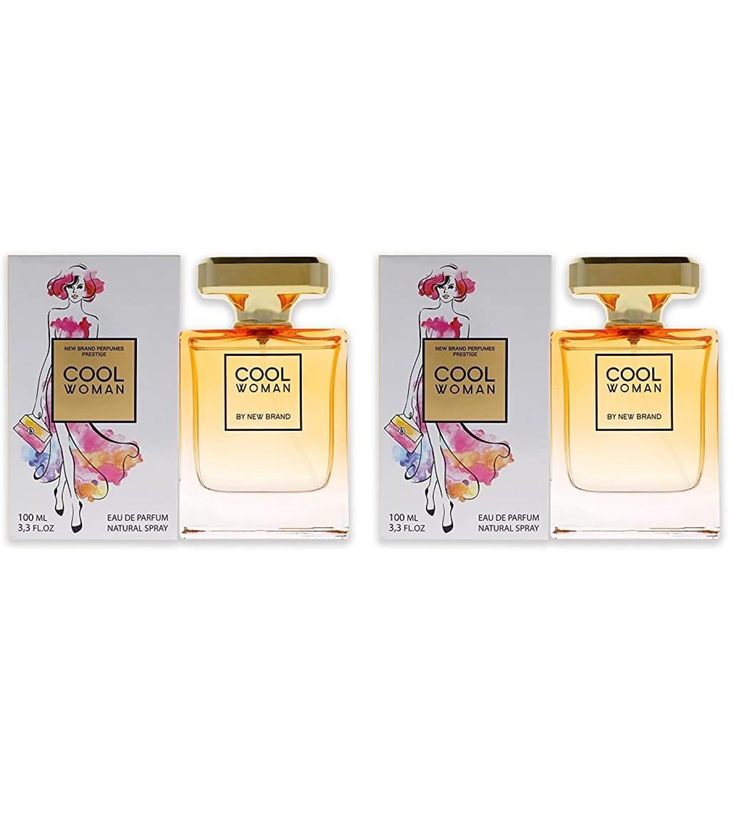 New Brand Perfumes Cool Women EDP Spray Women 3.3 oz (sem numero) (Pack of 2) 3.3 Ounce (Pack of 2) - Buy Online on GoSupps.com