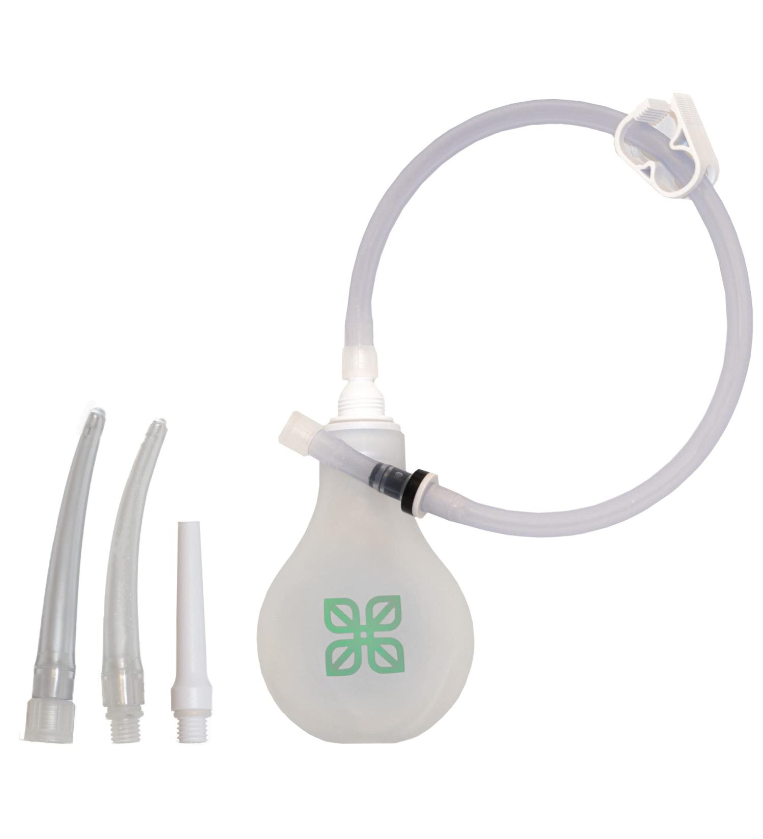 Foret Silicone Enema Bulb Kit - Hygienic Rubber Tips for Gut Health & Easy Cleansing - Leak Proof & Comfortable - Achieve a Healthier Lifestyle - Buy Online on GoSupps.com