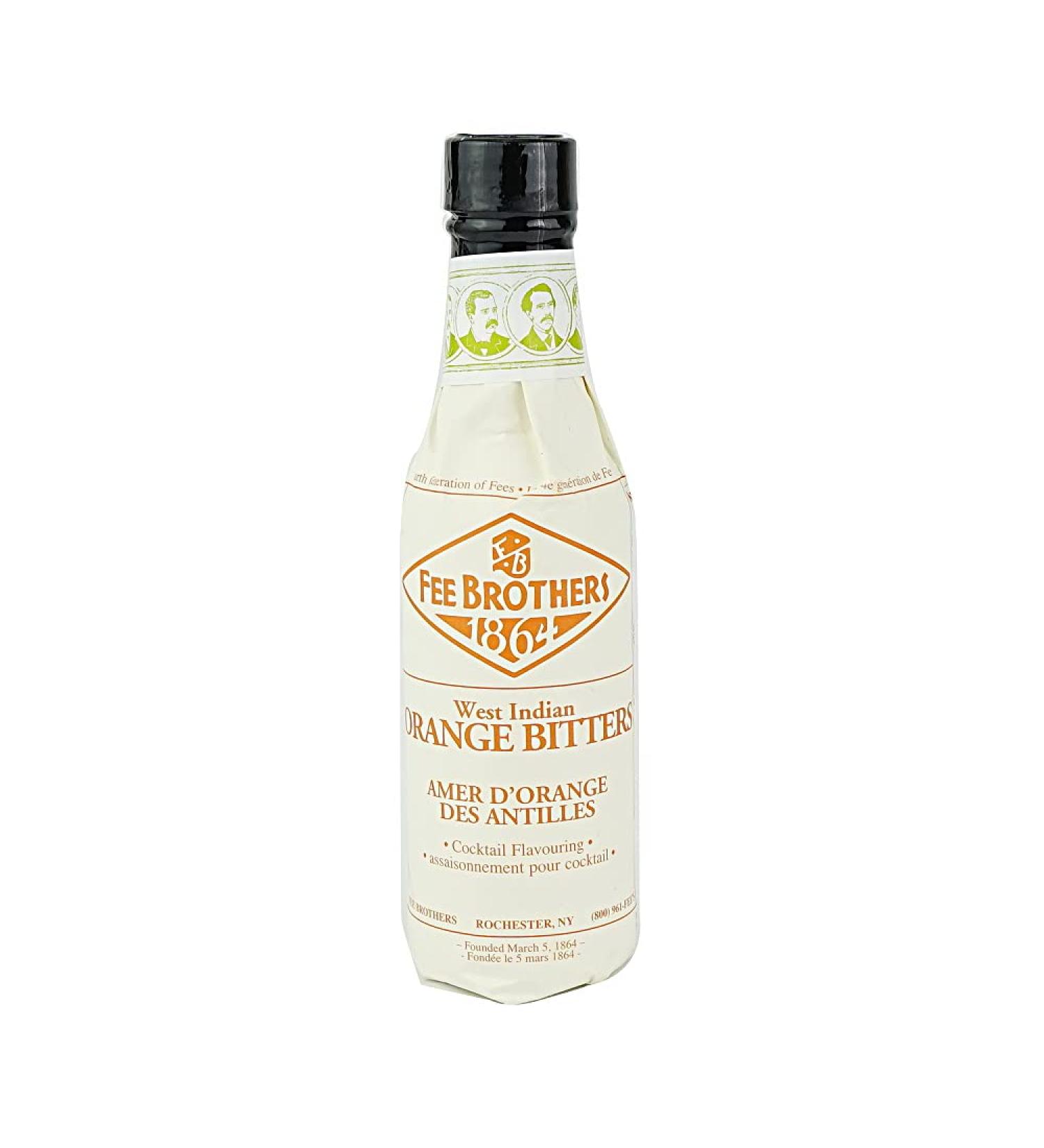 Fee Brothers West Indian Orange Bitters 5oz - Premium Cocktail Ingredient - Buy Online on GoSupps.com
