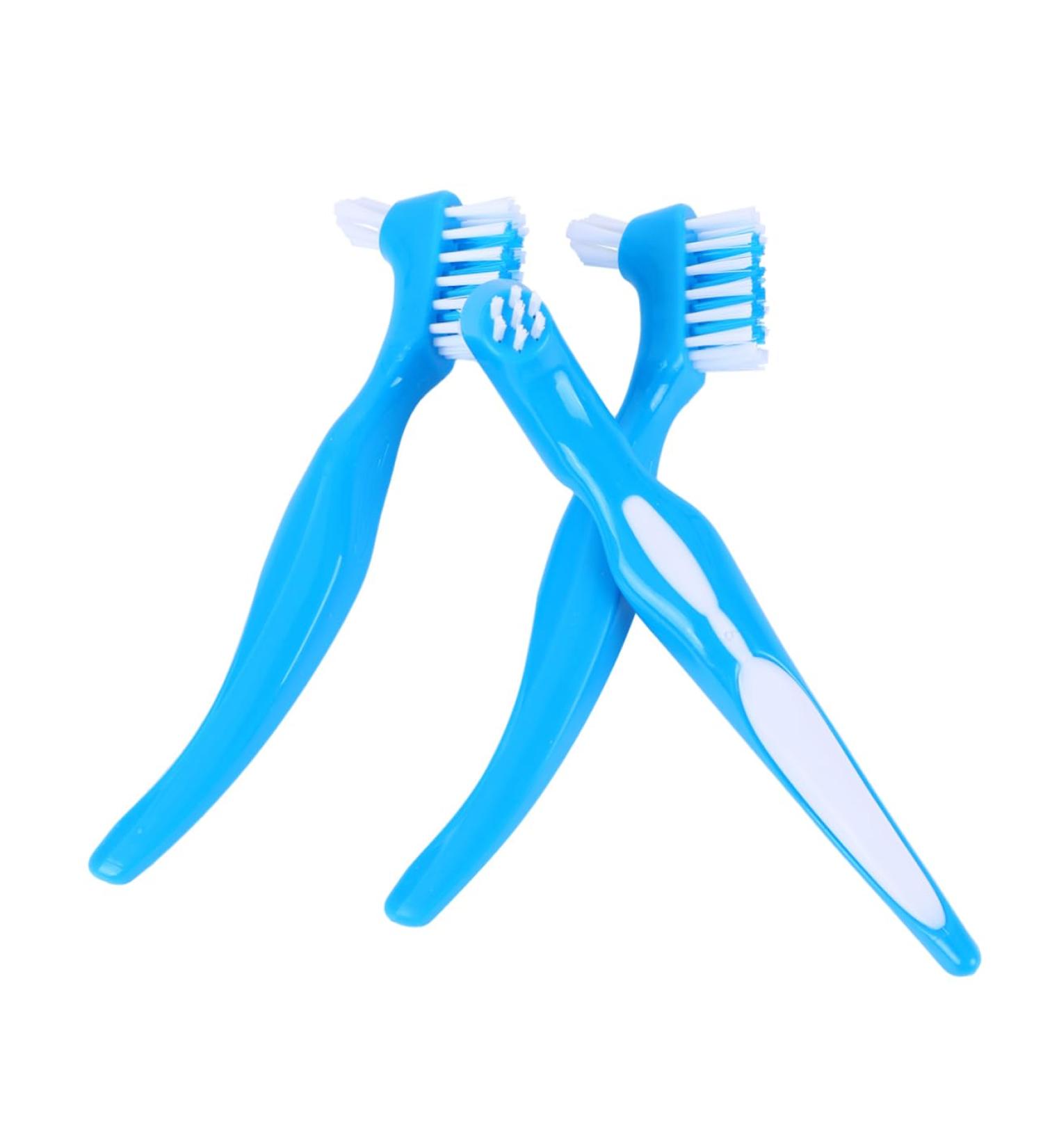 Tovinanna 6-Piece Double Prosthesis Nursing Set | Double-Sided Toothbrush for Dentures & False Teeth Care - Buy Online on GoSupps.com