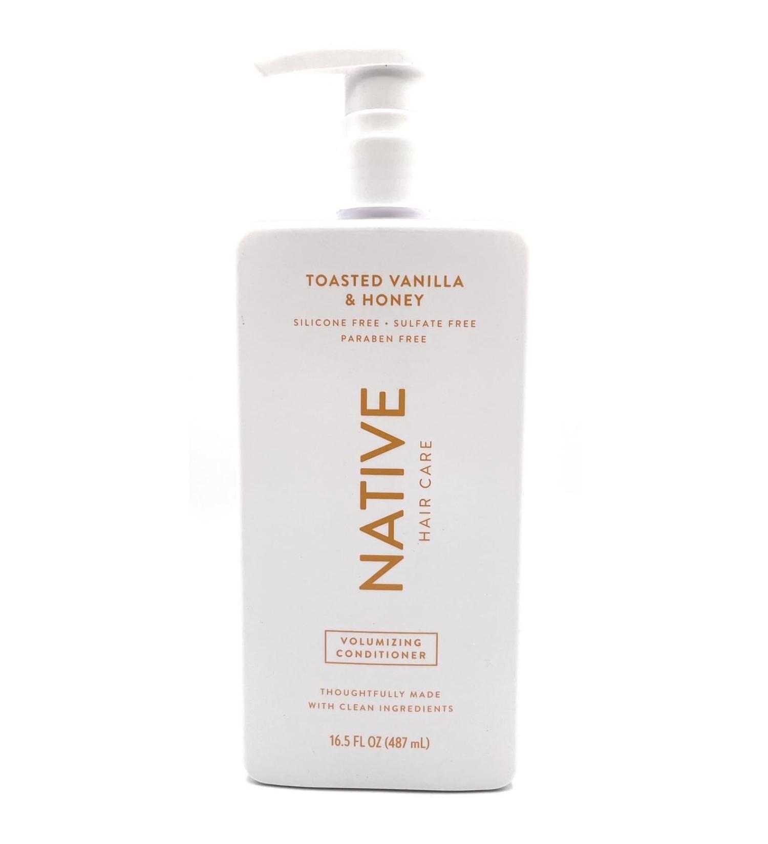 Volumizing Toasted Vanilla & Honey Conditioner by Native (16.5 oz) Pack of 1 White