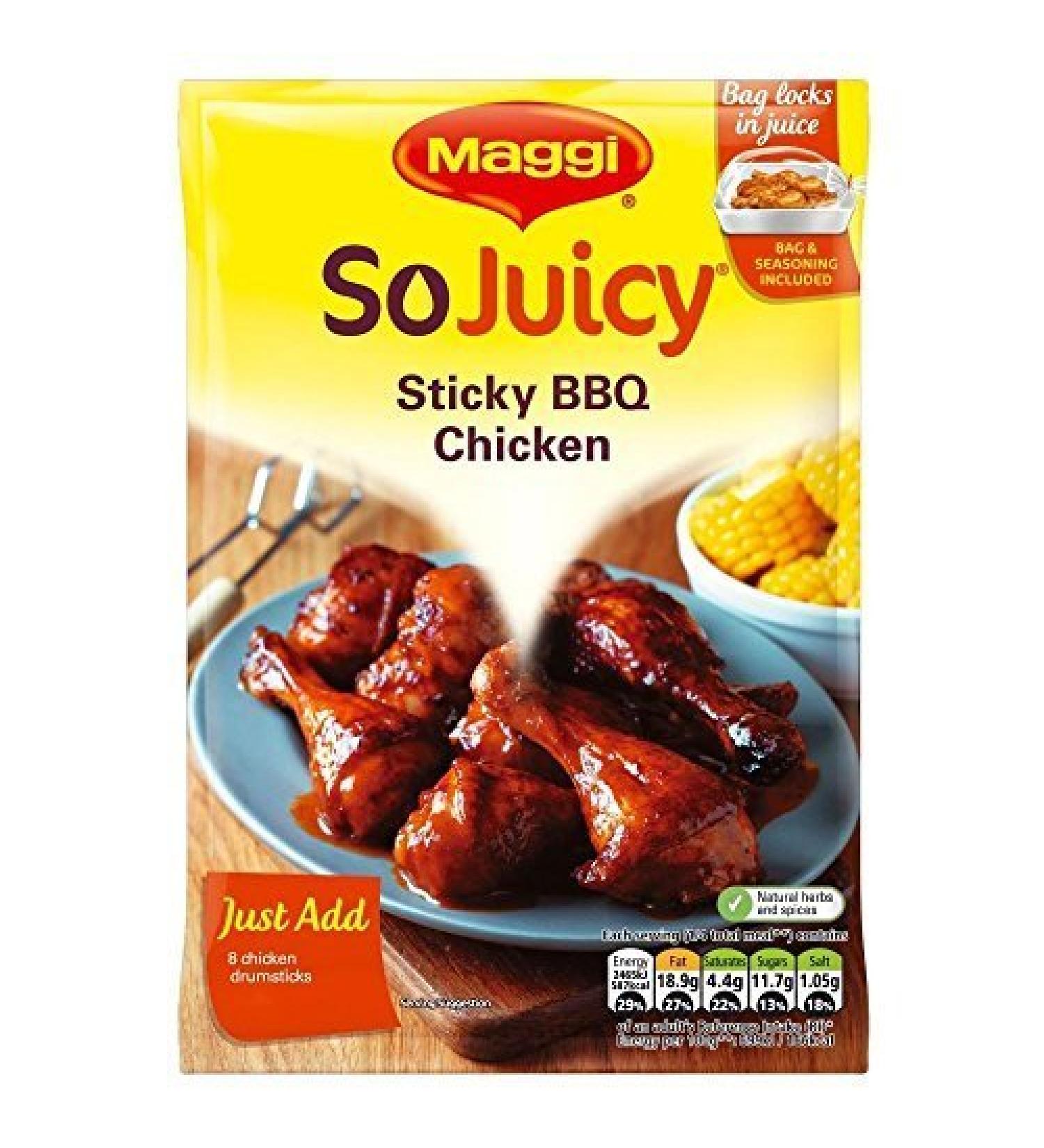MAGGI Maggi Maggi So Juicy Sticky Chicken BBQ 47g