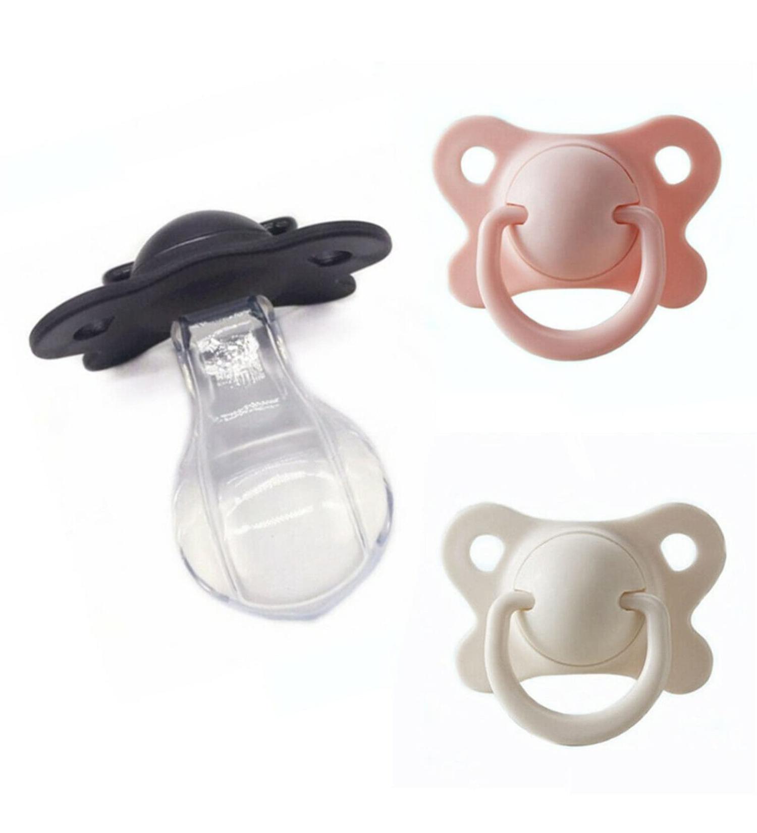 Michear Adult Pacifier - Large Silicone Nipple for Adults | Baby Feeding Pacifier (White) - Shop Internationally - Buy Online on GoSupps.com