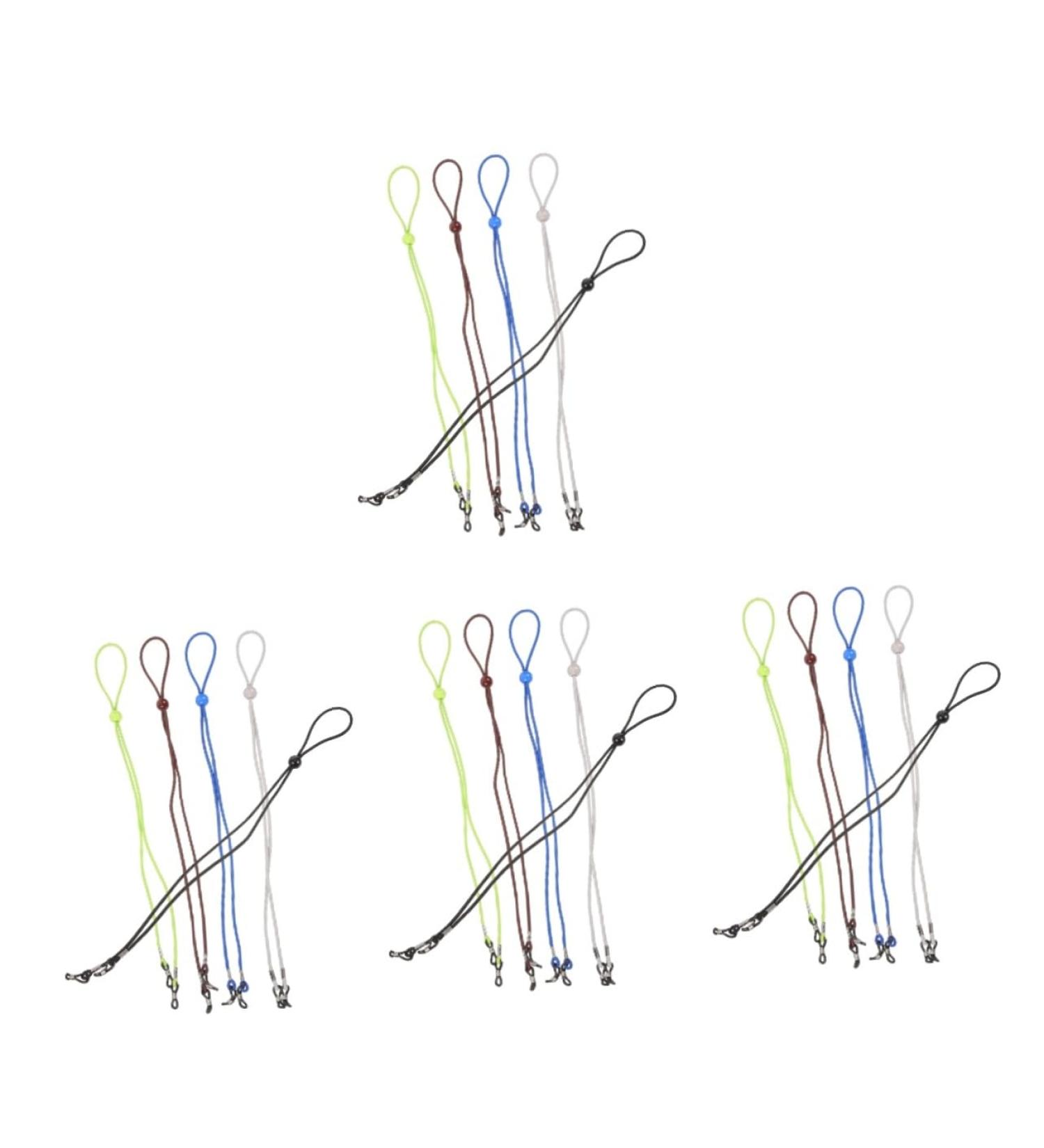 Lalafina 20 Stk Glasses Strap & Lanyard Secure Your Sunglasses Masks & Sports Glasses - Durable Rubber Neck Chain for Ultimate Comfort - Buy Online on GoSupps.com