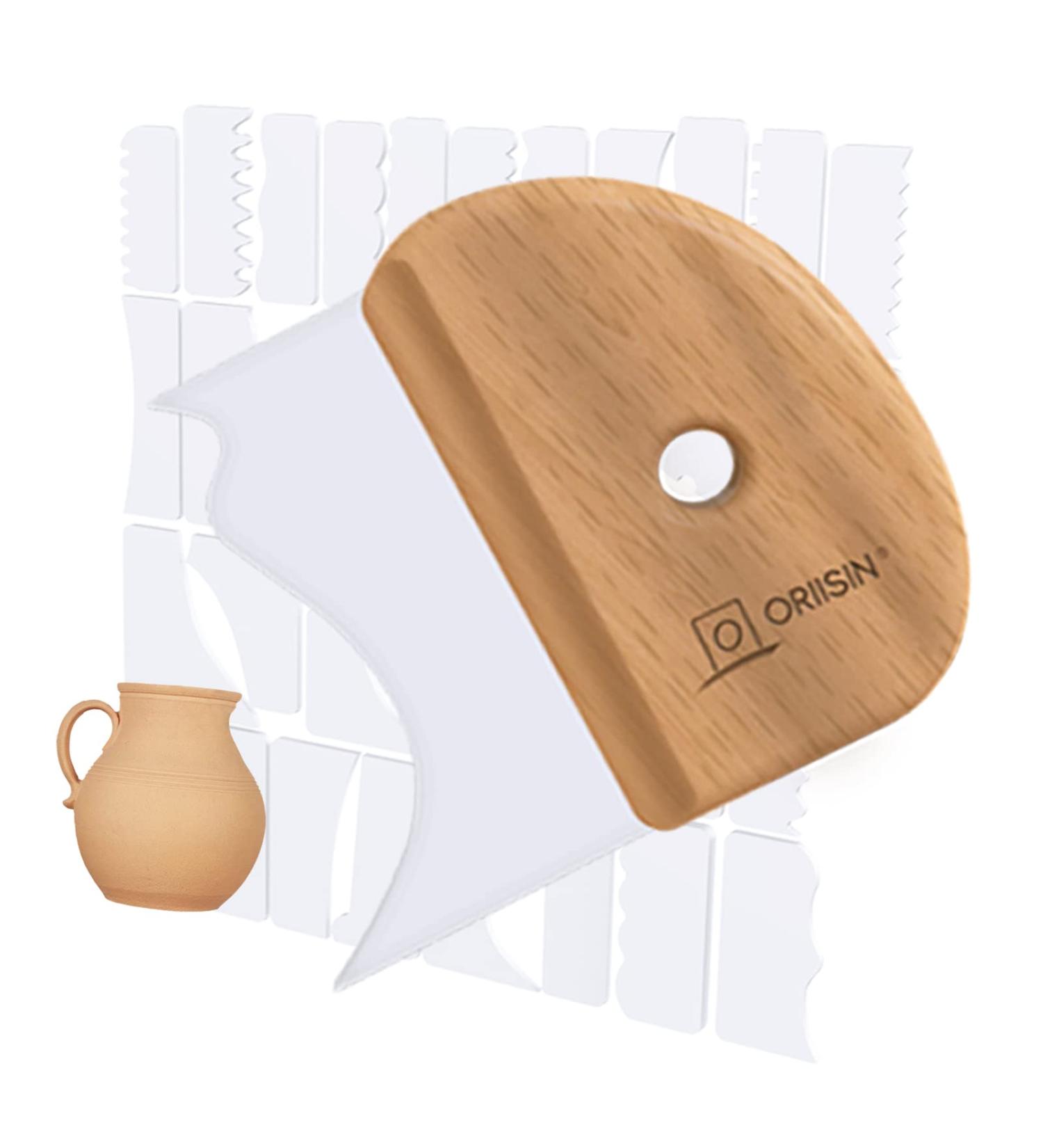 ORIISIN 37 Pcs Pottery Tool Set for Ceramics - Pottery Foot Shaper, Trimming Tools, Profile Rib Bundle - Buy Online on GoSupps.com