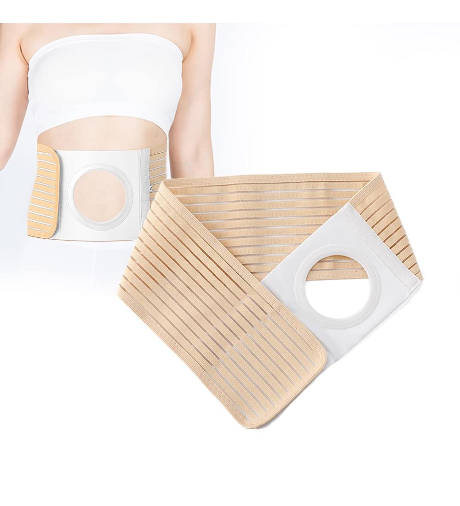 Ostomy Belt & Hernia Support - Elastic Abdominal Support for Men & Women | Prevent Stoma Hernia & Reinforce Colostomy Bags - L - Buy Online on GoSupps.com