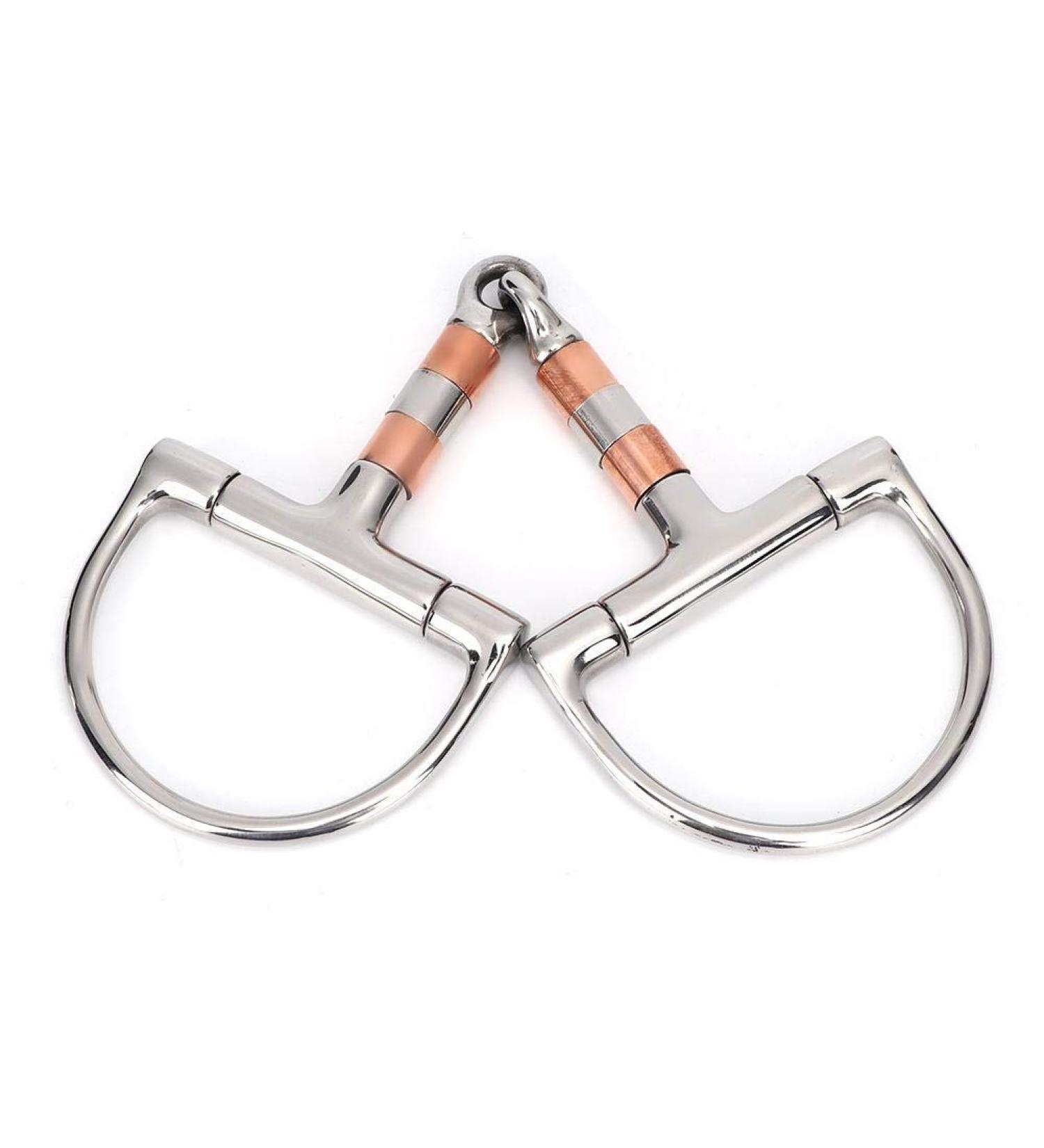 Snaffle Bit Stainless Steel Bit Snaffle Horse Tool All Purpose Ring Snaffle Bit Mouth with Copper Amp SS Rollers - Buy Online on GoSupps.com
