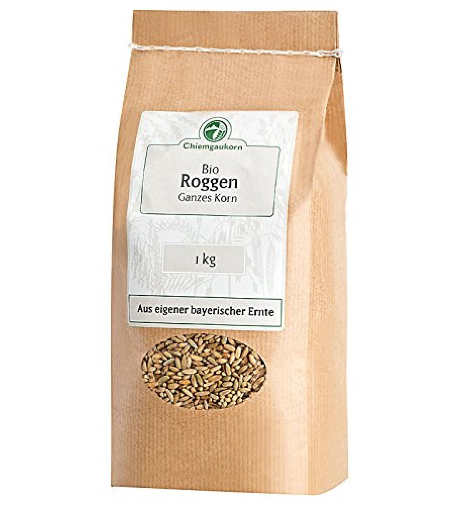 Chiemgaukorn Organic Rye Whole Grain 1 kg