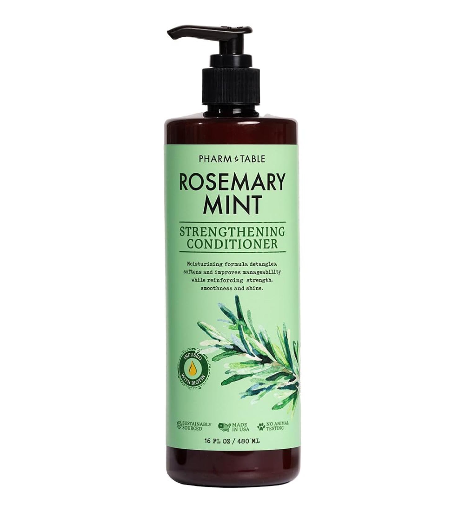 Rosemary & Mint Conditioner | Moisturizes Dry Hair & Invigorates Scalp | 480ml - For Men & Women - Buy Online on GoSupps.com