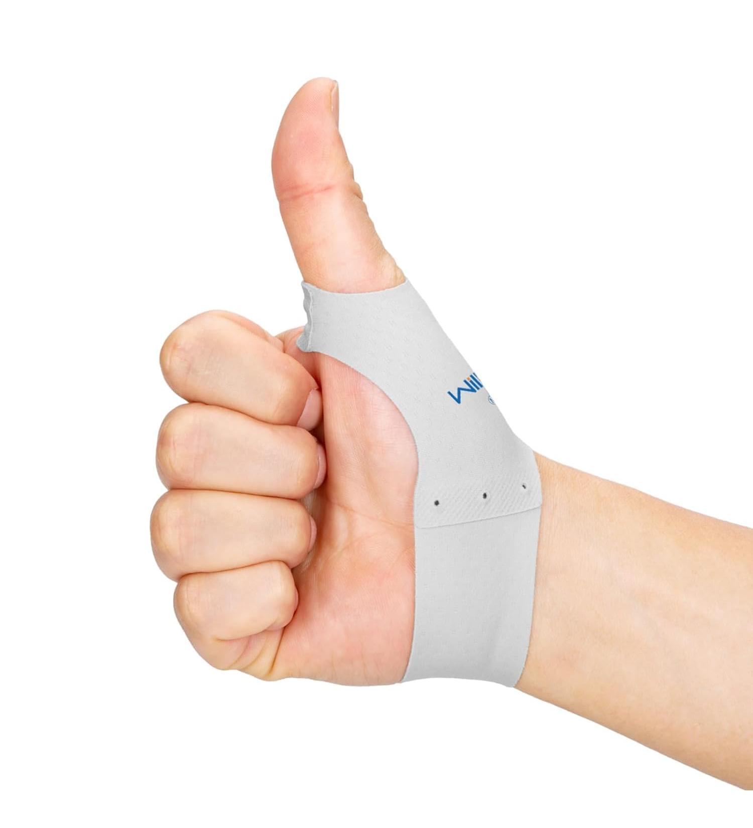 Buy Thumb Brace Compression Sleeve (2 PCS) - Relief for Arthritis Joint Pain & Tendonitis - Soft Lightweight & Breathable Spica Protector - Buy Online on GoSupps.com