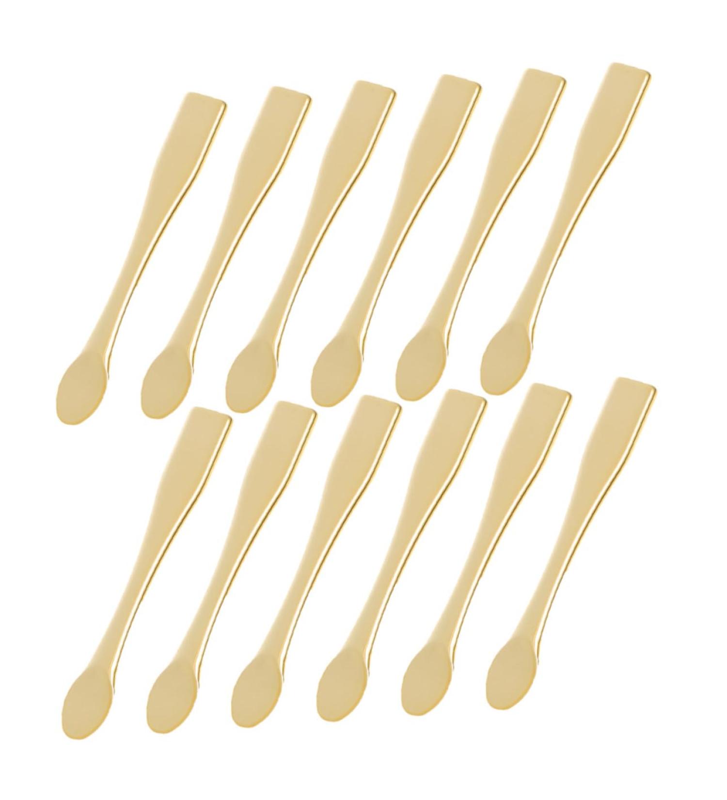 Healeved Healeved Set of 12 Face Cream Applicators Makeup Spatulas Mini Cosmetic Spoons Sturdy and Easy to Clean for a Beauty Routine - Buy Online on GoSupps.com