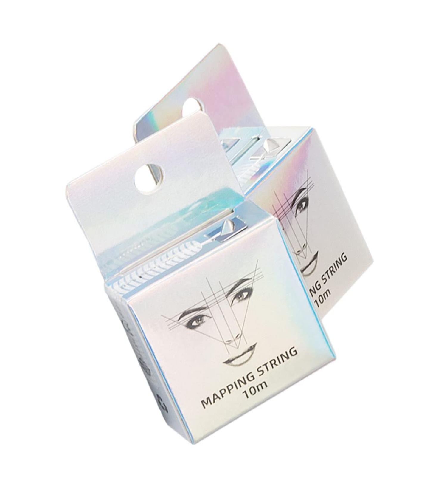 Angoily 2pcs Eyebrow Positioning Line Simple Eyebrow Mapping Ruler White Eyebrow Ruler Colorful Eyebrow Line - Buy Online on GoSupps.com