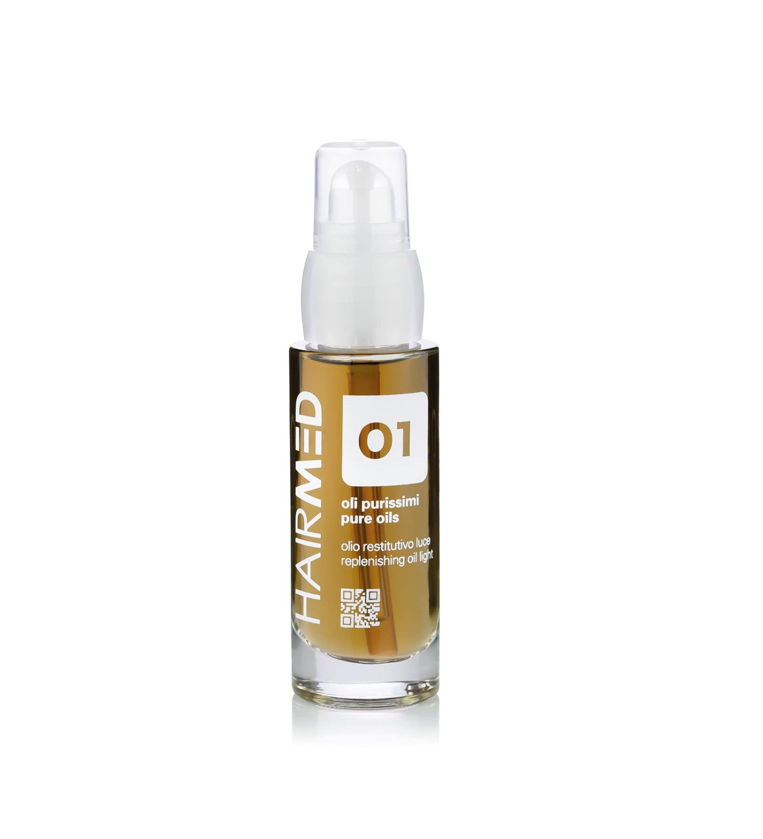 HAIRMED O1 Oil for Dry Hair - Instant Shine & Smooth Silky Hair with Argan Macadamia & Jojoba Oil - 30 ml | International Shipping Available - Buy Online on GoSupps.com