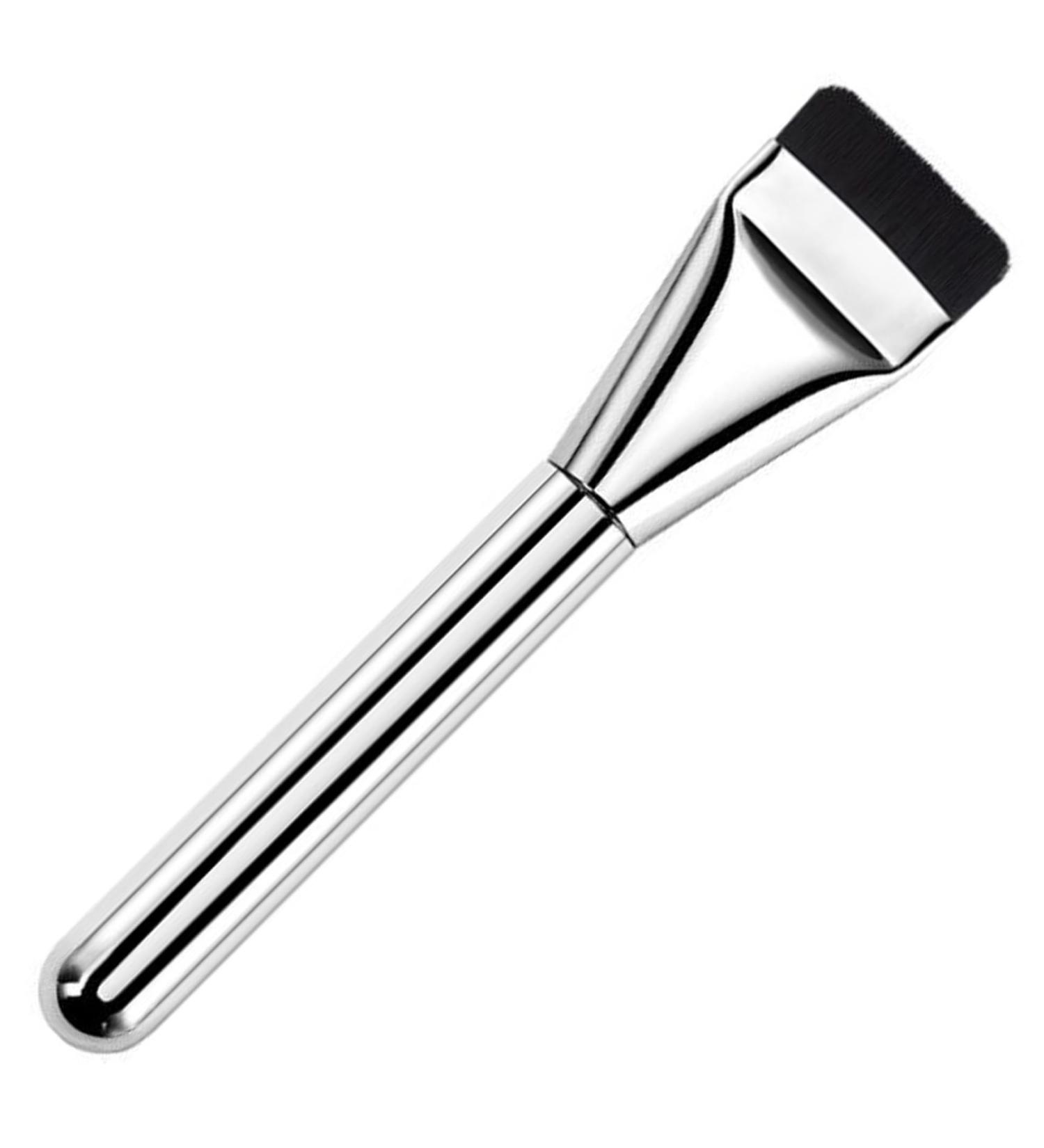 Flat Makeup Brush Flat Foundation Brush 5.4'' Flat Makeup Brush Thin Blade Liquid Foundation Brush Soft Bristles Contour Brush Concealer Brush For Streak-Free Coverage Natural Finish - Buy Online on GoSupps.com