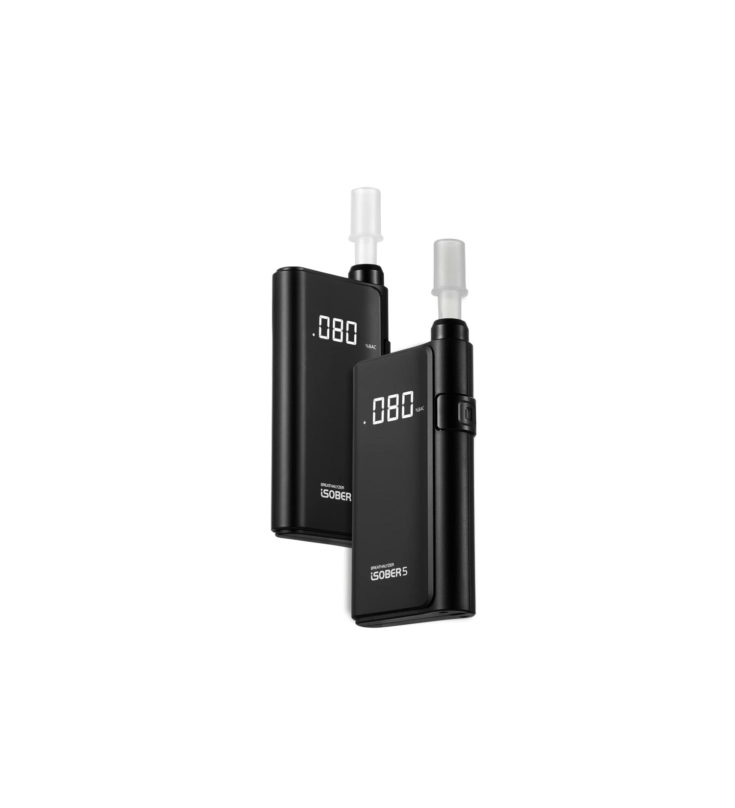 iSOBER 5 Breathalyzer - DOT NHTSA Compliant Alcohol Tester with Advanced FuelCell Sensor Technology - Buy Online on GoSupps.com